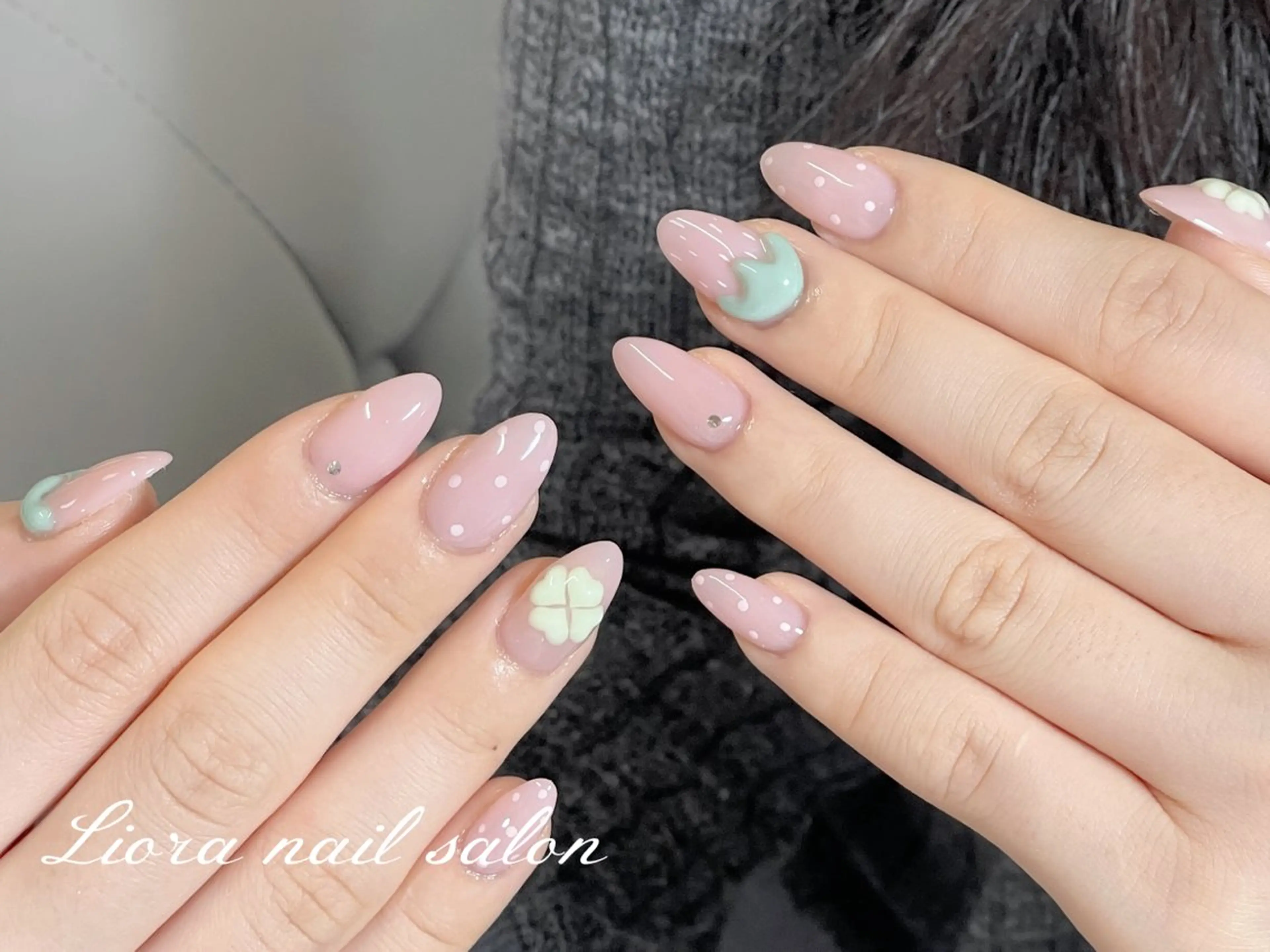 ネイル チークネイル フットネイル フレンチネイル ジェルネイル ガーリー ハンドネイル Liora nail スカルプ専門店のネイルデザイン