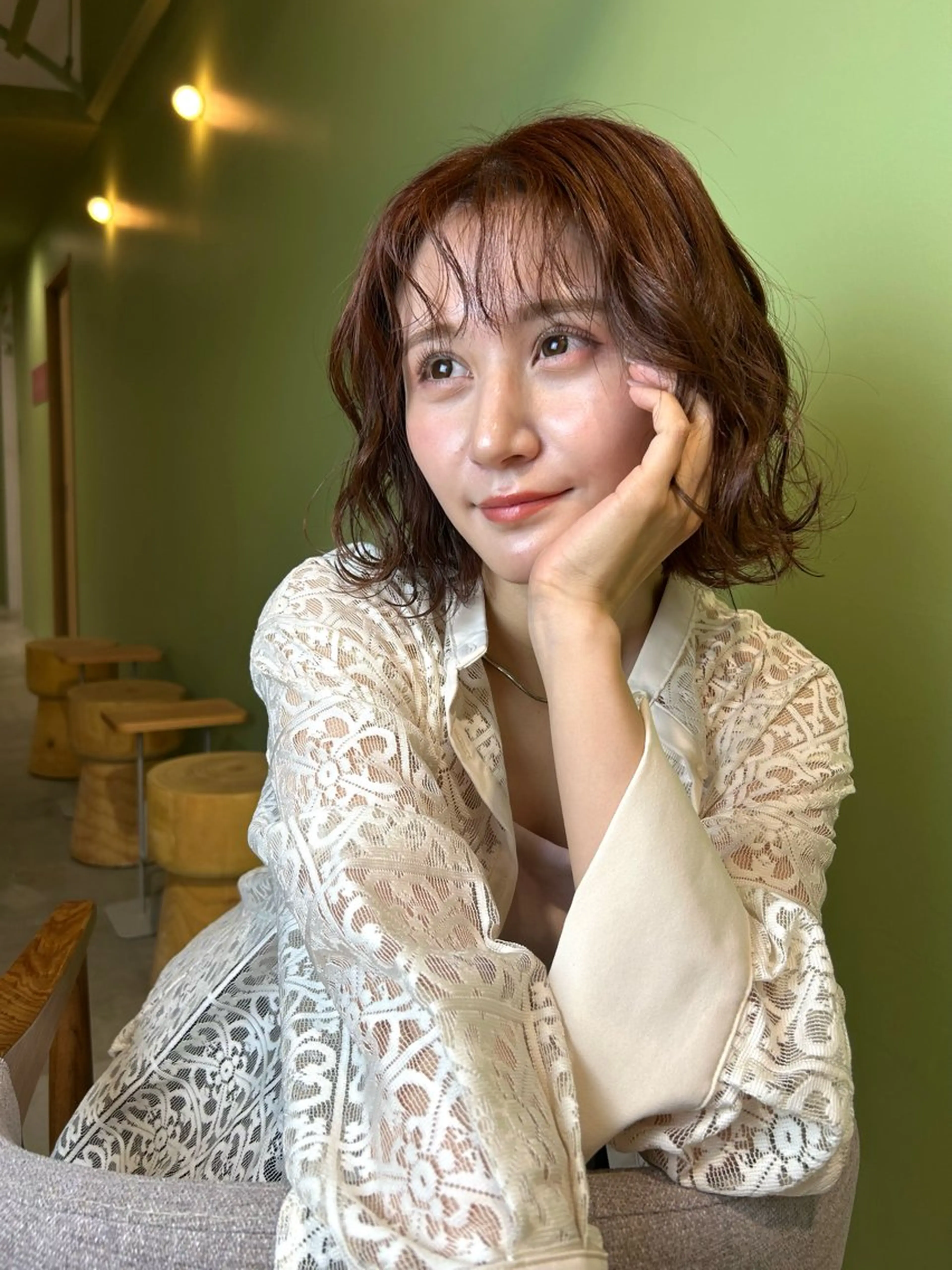 カラー 一條 乃亜のヘアスタイル