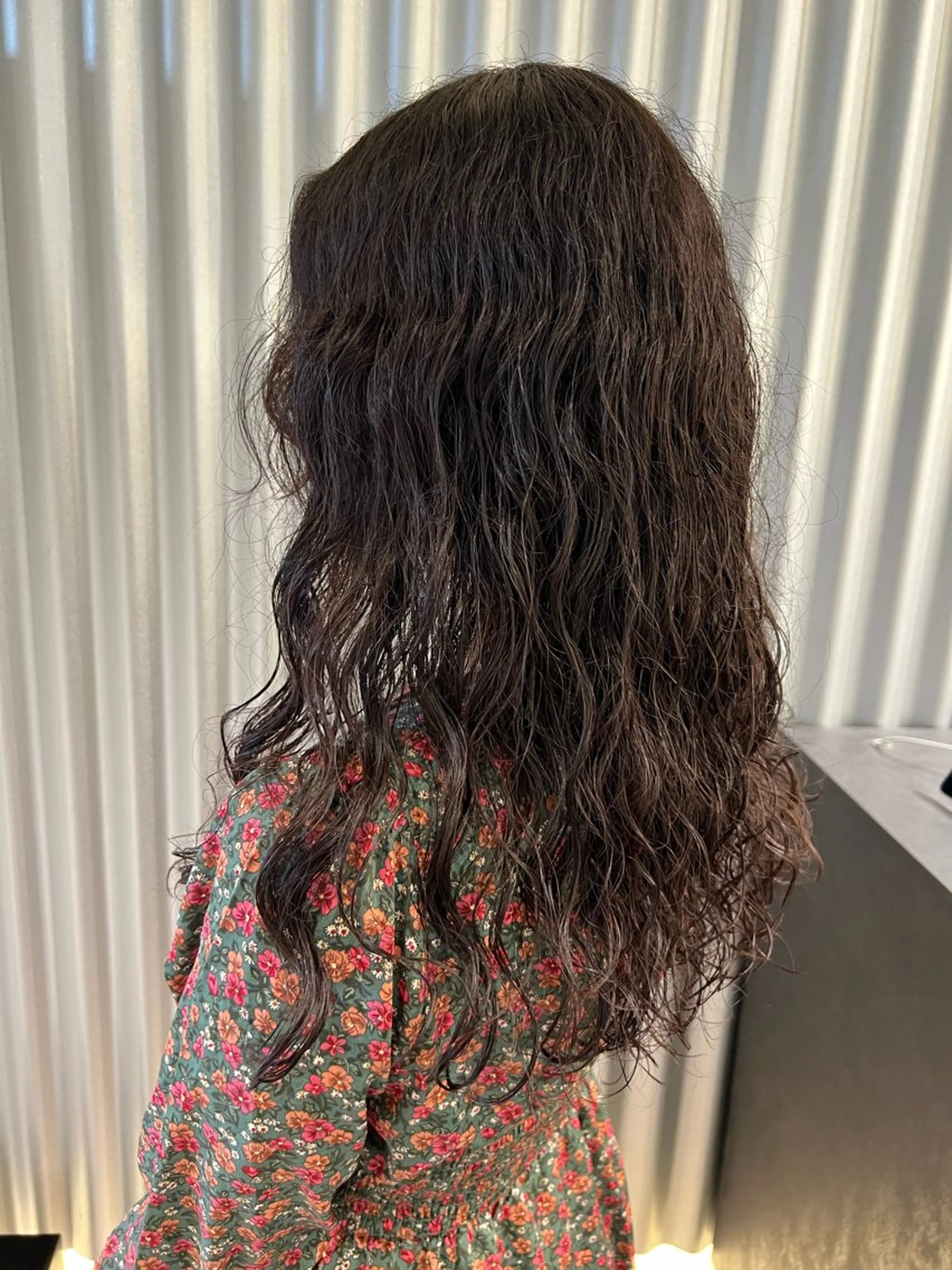 セミロング パーマ カット パーマ 🍇おぐら めぐみ🍇のヘアスタイル