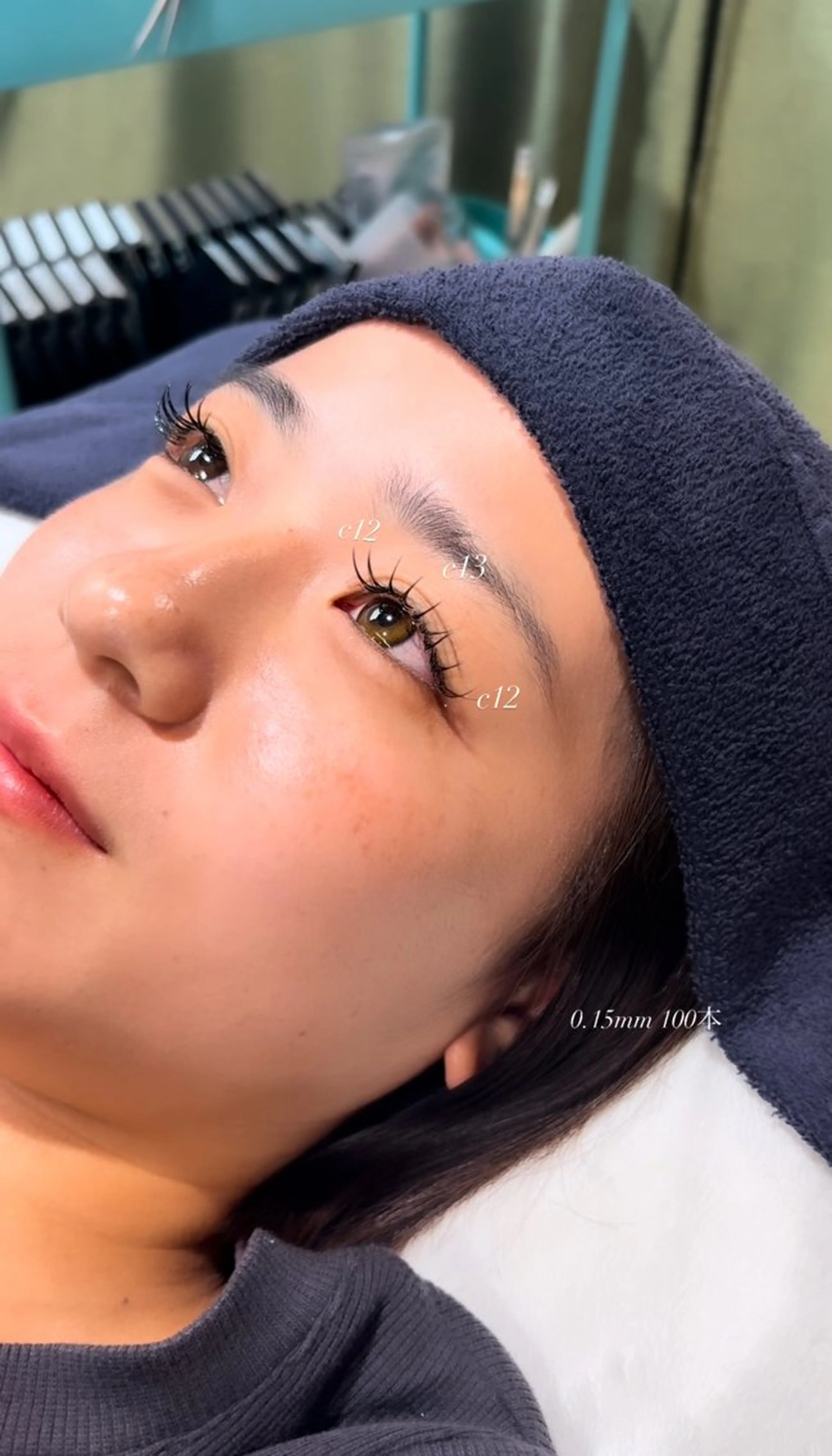 マツエク・マツパ キュート ブリーチ/マツエク 𝓡𝓲𝓷🫧のマツエク・マツパデザイン