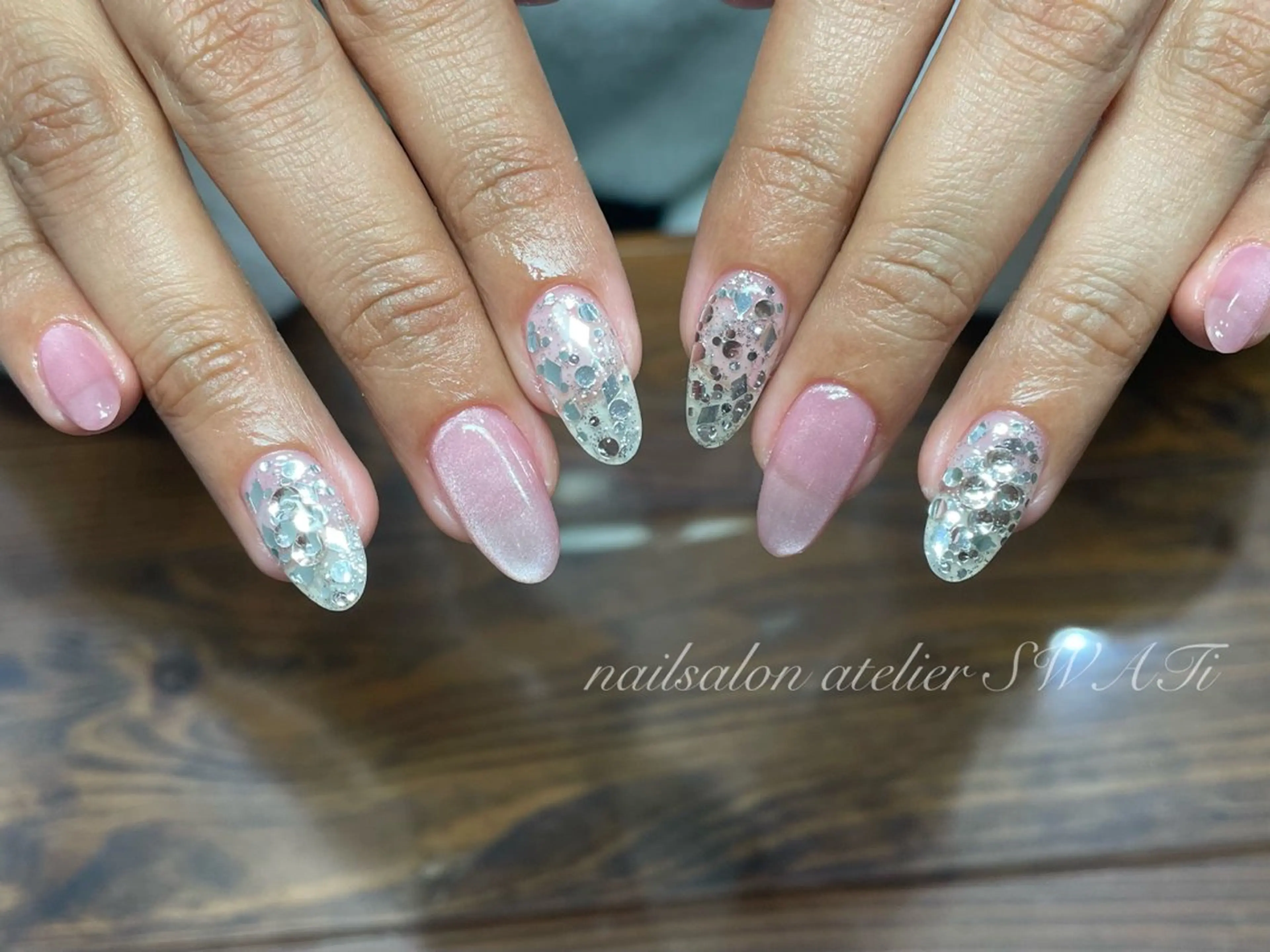 ネイル ハンドネイル ヘアーサロン大野所属・nailsalon SWATiのネイルデザイン