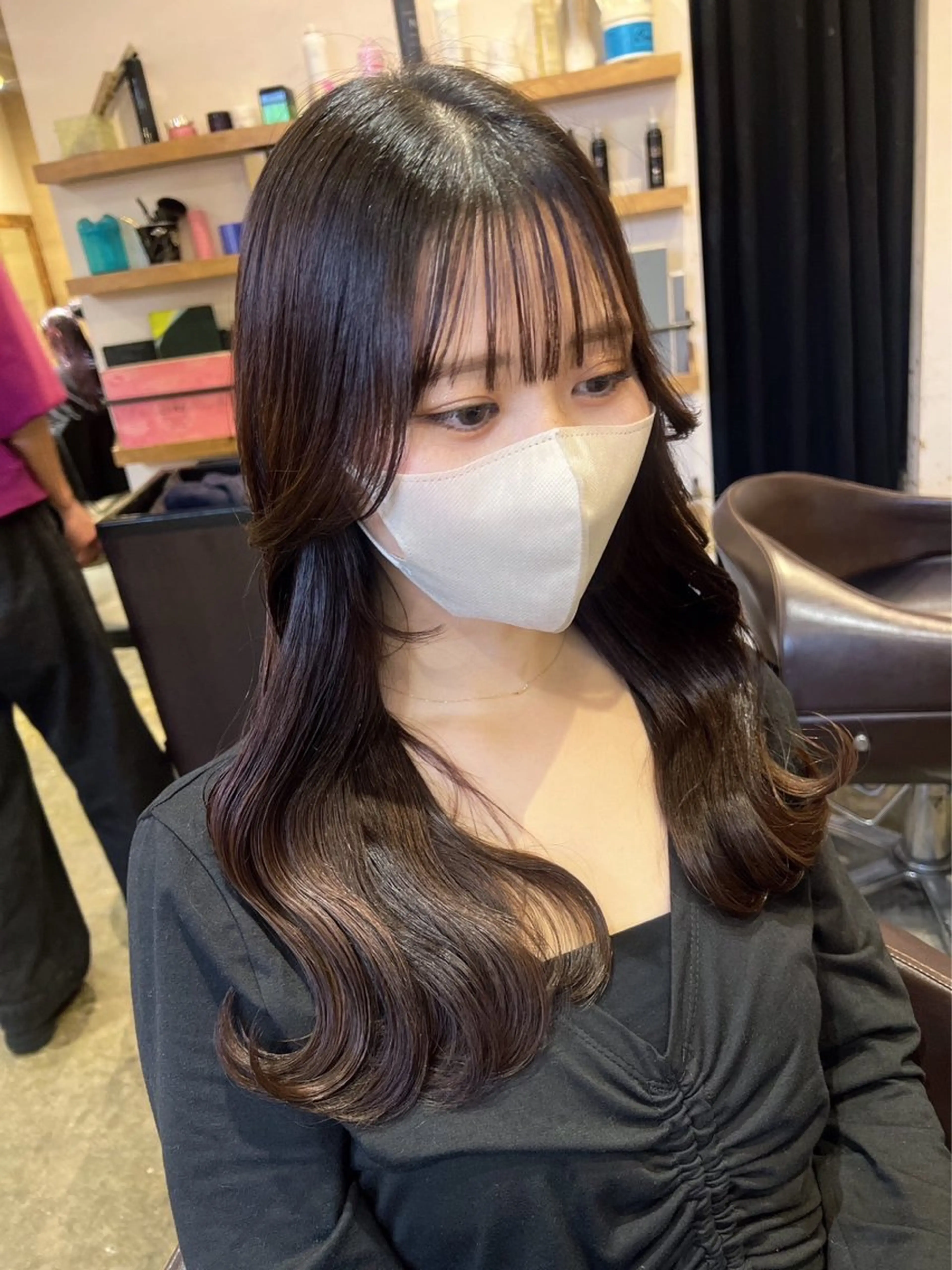 セミロング カラー 🌟トップデザイナー 高橋🌟のヘアスタイル