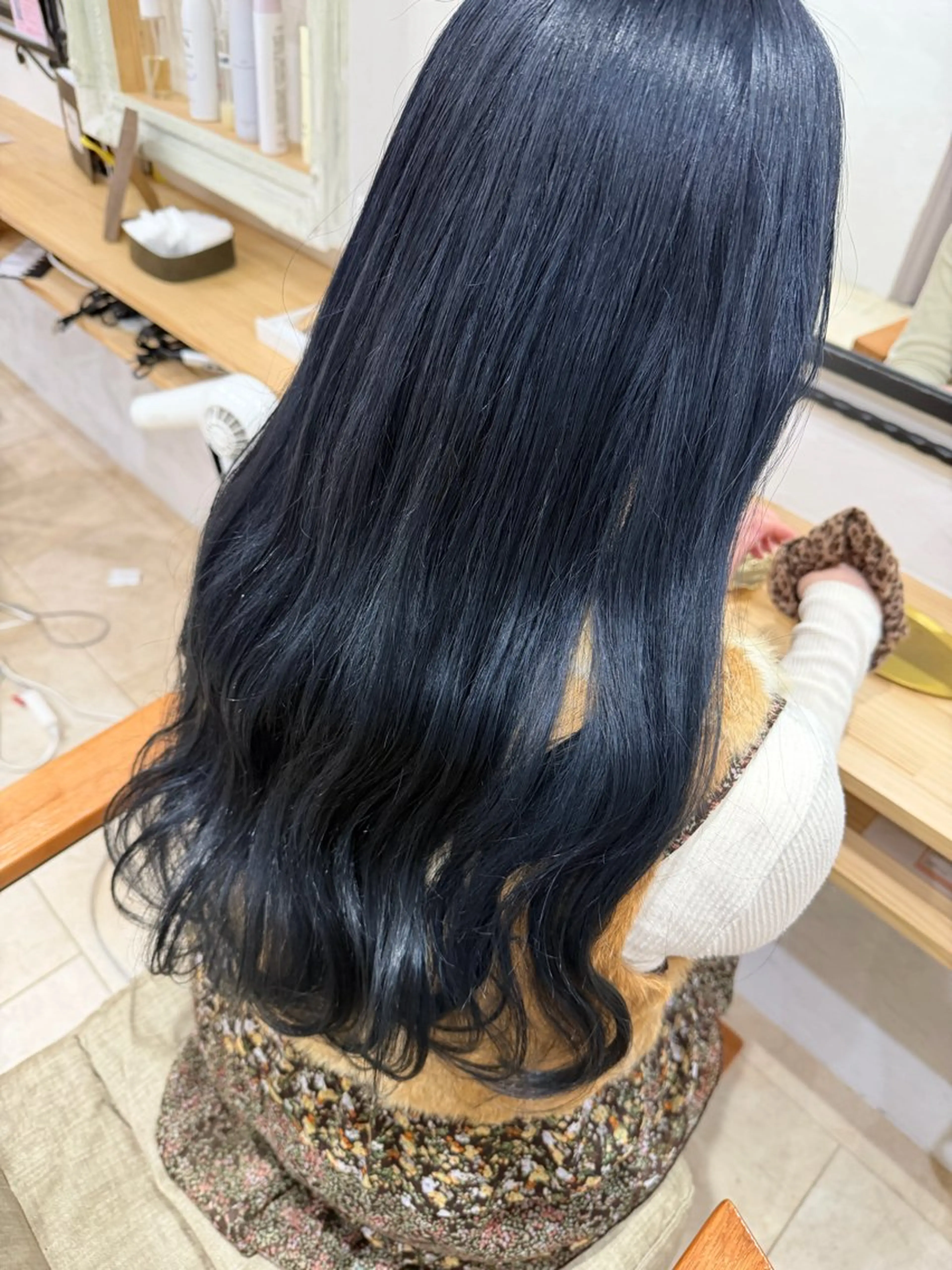 ロング カット ヘアカラー トリートメント 木村 彩花のヘアスタイル