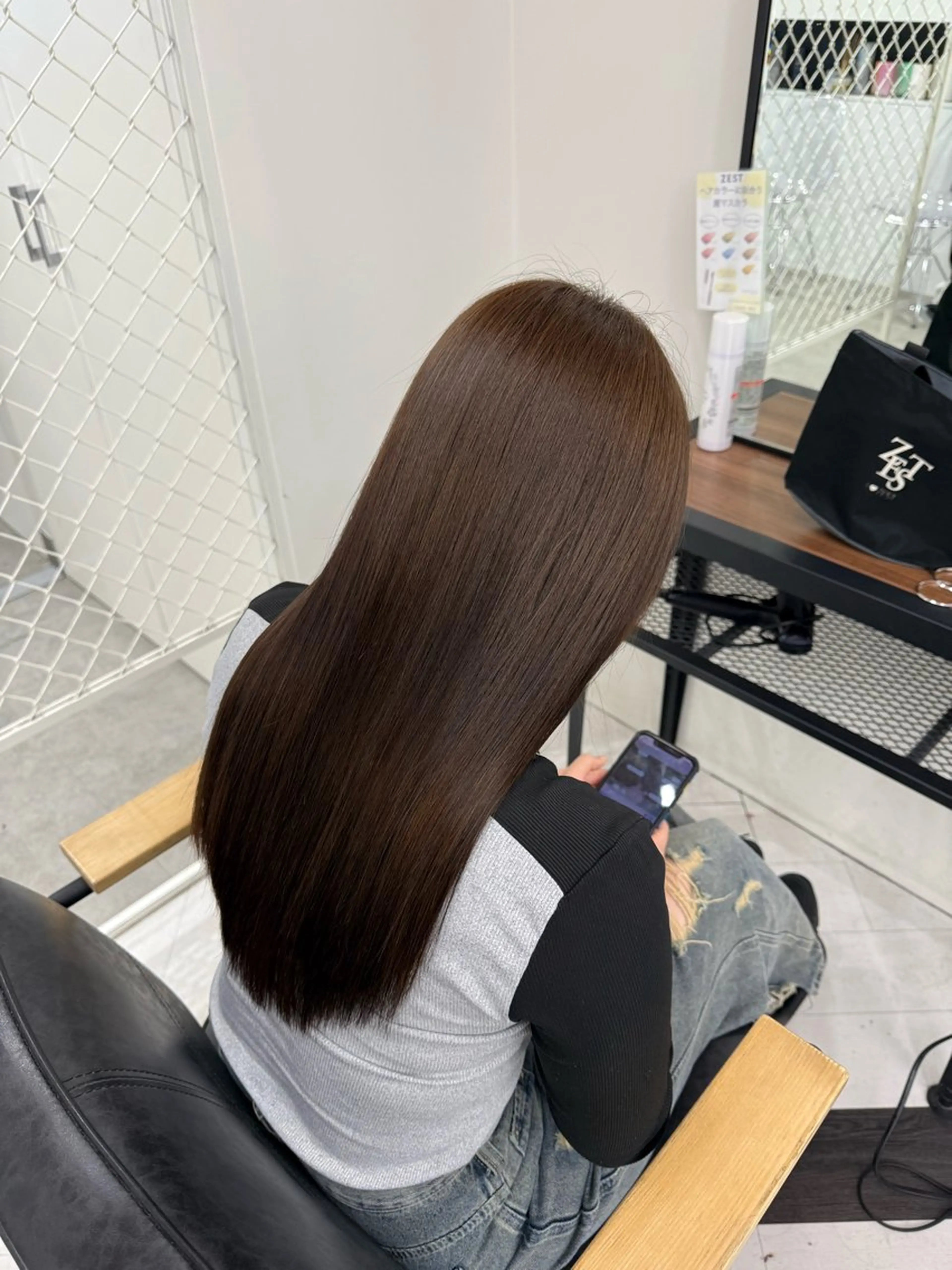 ロング カラー 似合わせカラー✩.* ハイトーン/リナのヘアスタイル