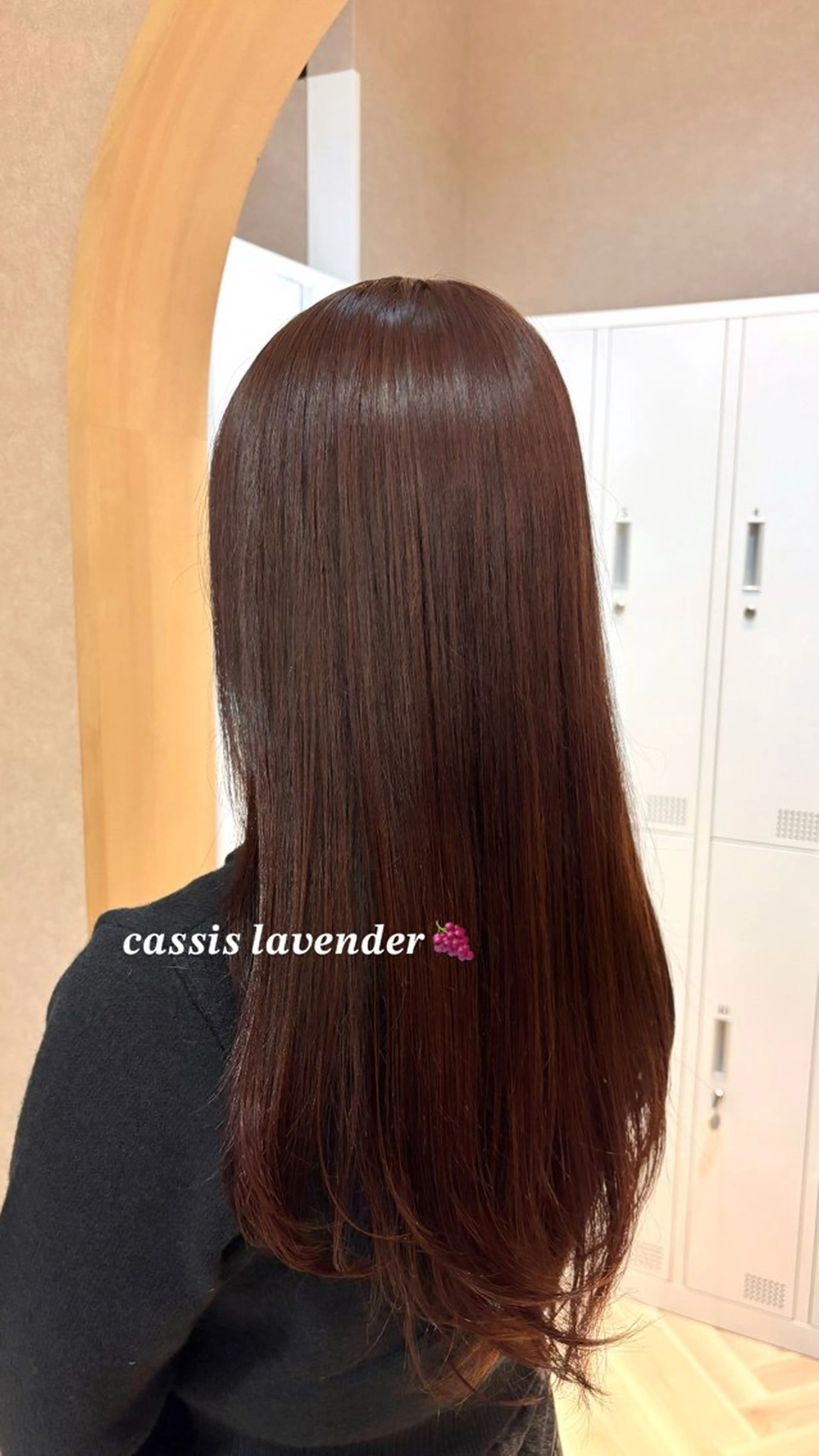 セミロング ヘアカラー 透明感カラー🤎/ ツヤカラー/さくらのヘアスタイル