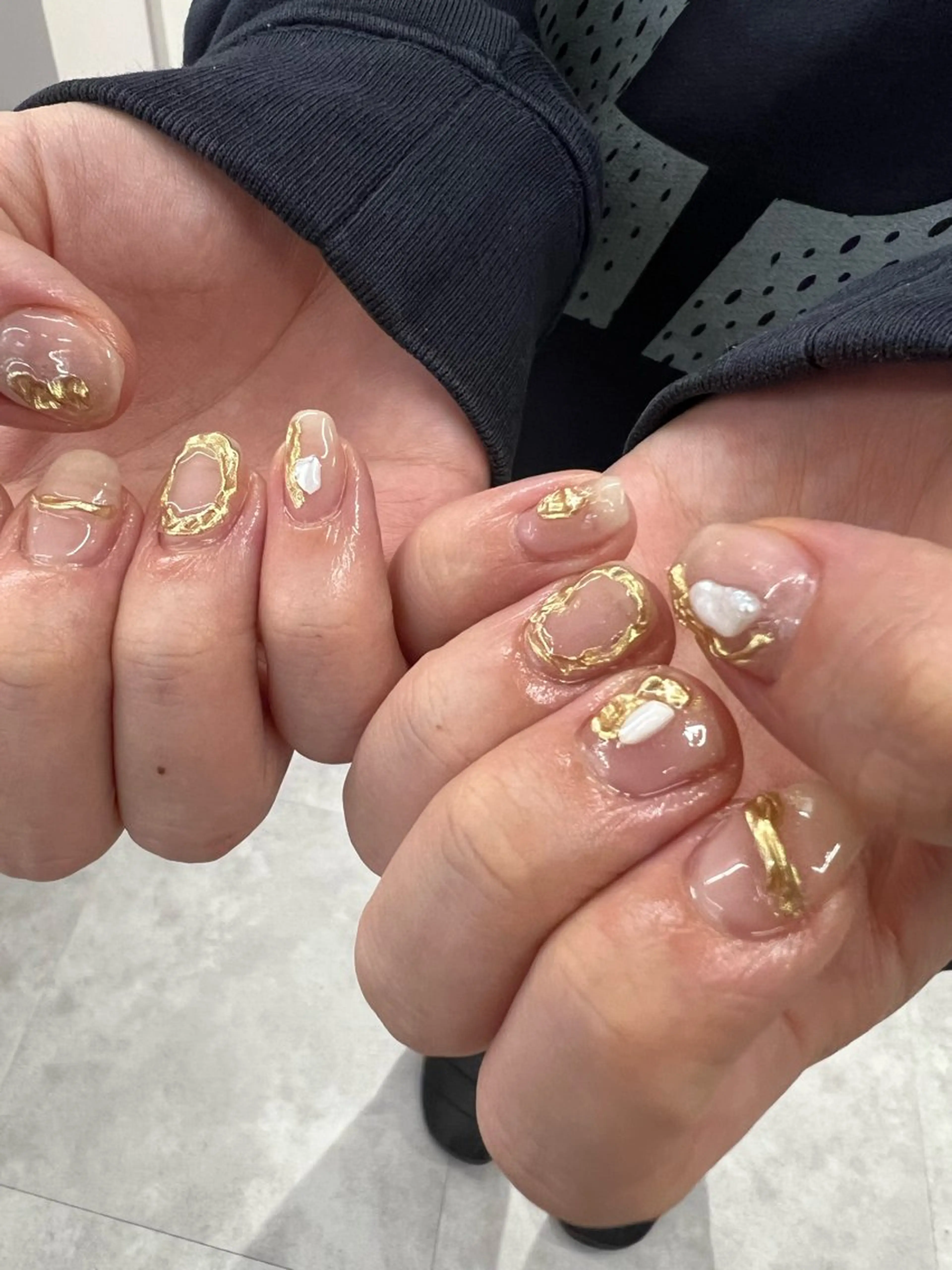 ネイル フラッシュネイル ジェルネイル 韓国ネイル マグネットネイル メンズネイル ハンドネイル ハンドケア Bana_ Nailのネイルデザイン