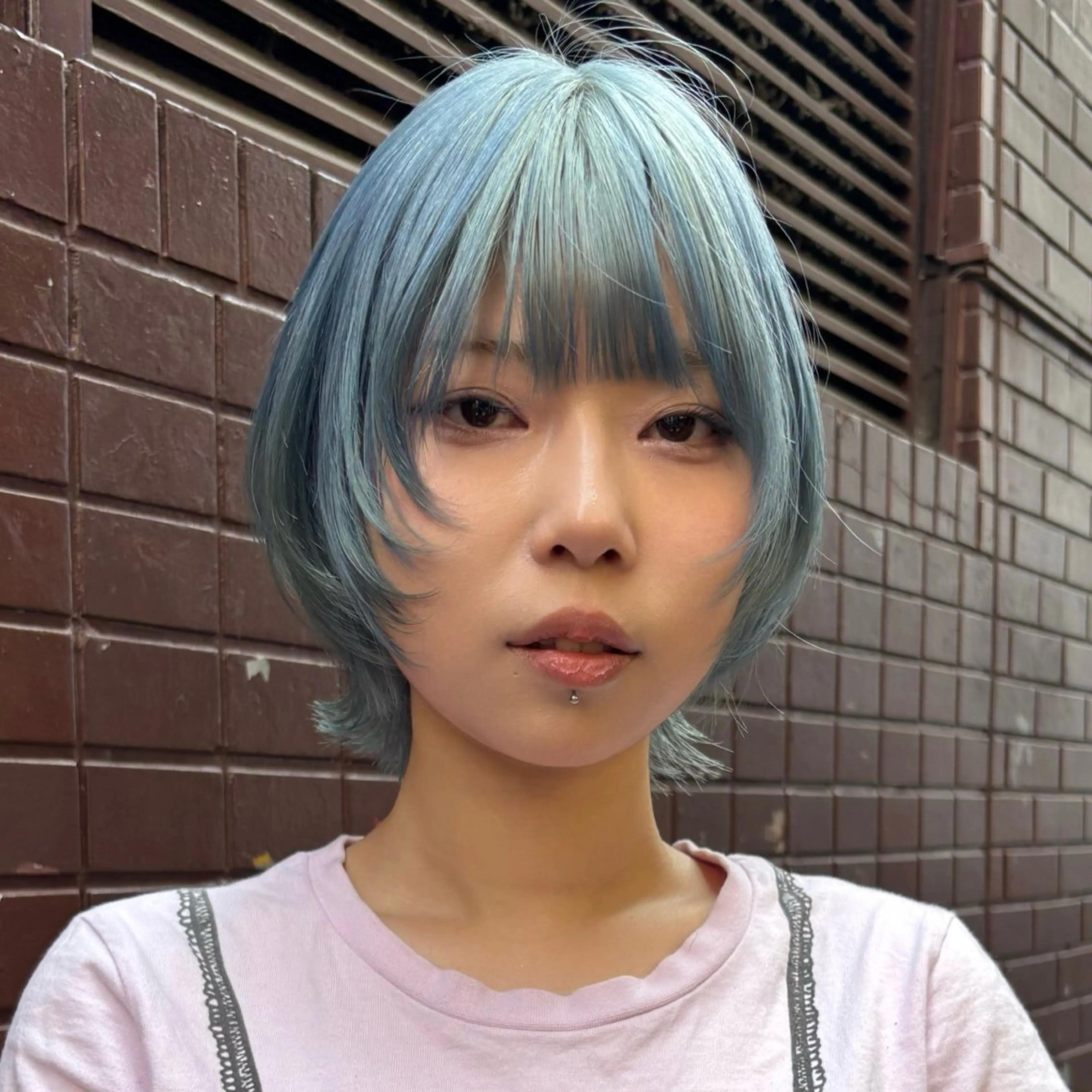 ショート ヘアカラー 【ブリーチ/ヘアセ ット】Kano🎀のヘアスタイル