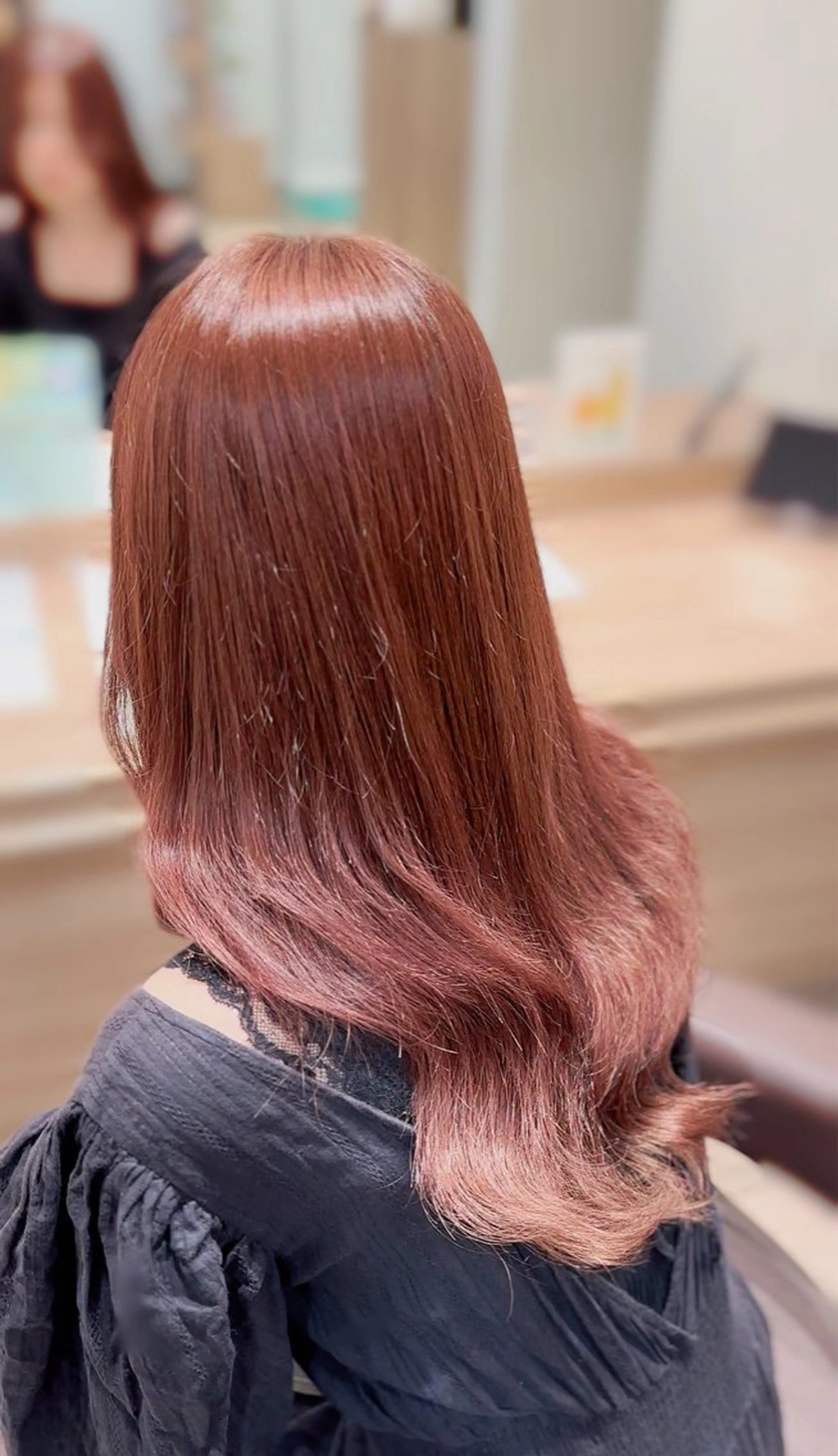 ロング カラー ヘアアレンジ 遠藤 千陽のヘアスタイル