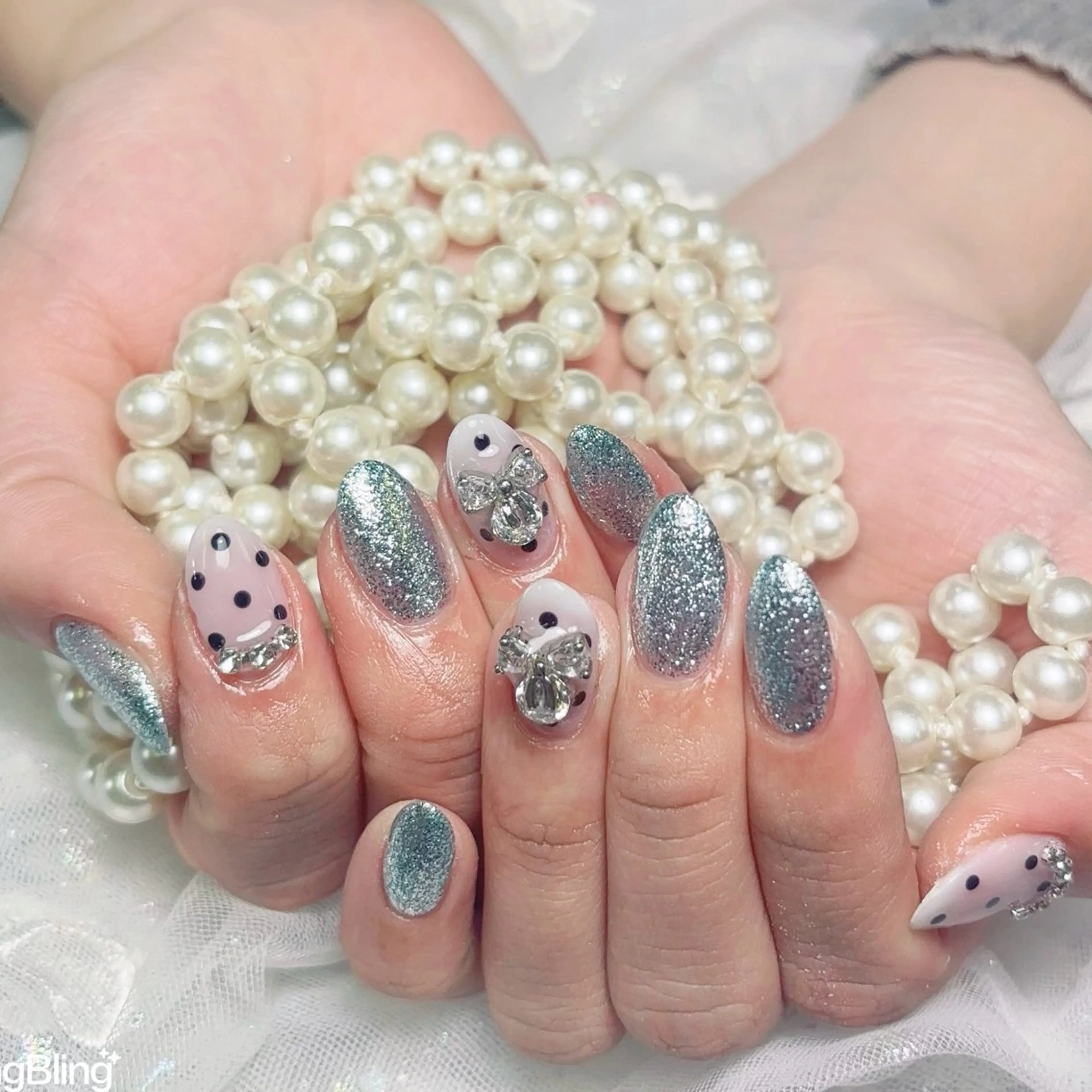 ネイル 🎀kira 長さだし💗モチ最高のネイルデザイン