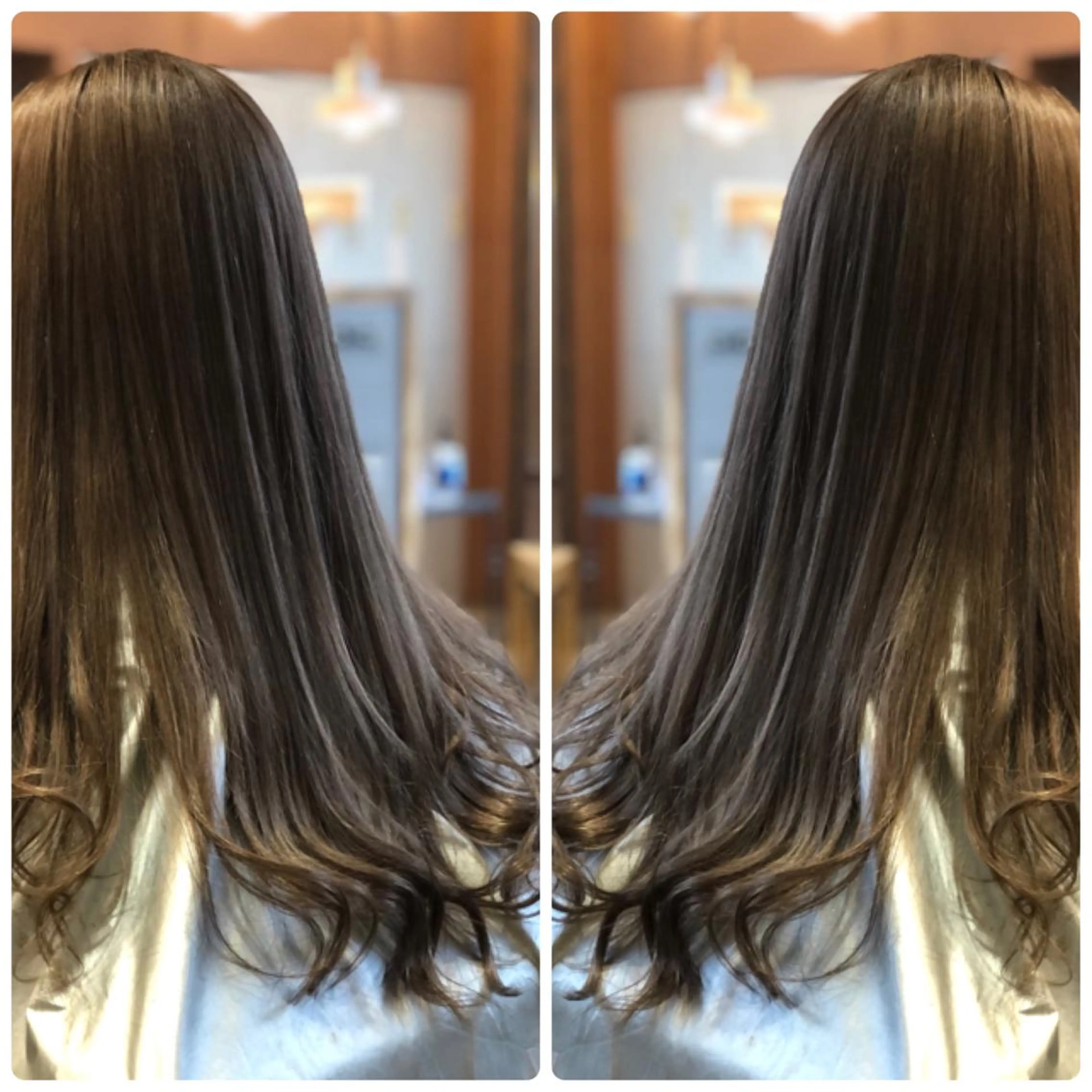 ロング カラー グラデーションカラー グレージュ ヘアカラー トリートメント 小山内 龍一郎 店長のヘアスタイル