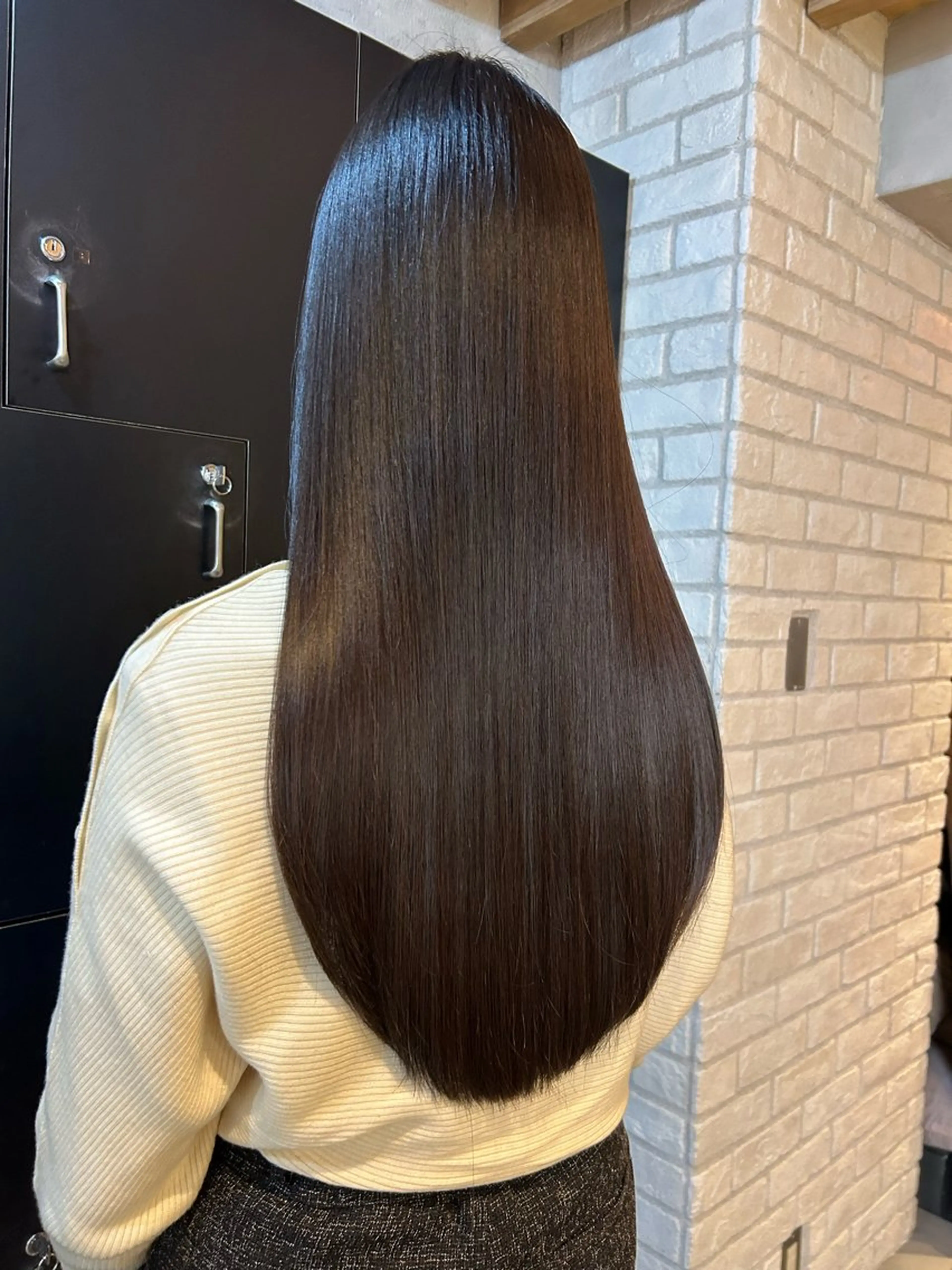ロング カット 縮毛矯正 Life salon SAKURAのヘアスタイル