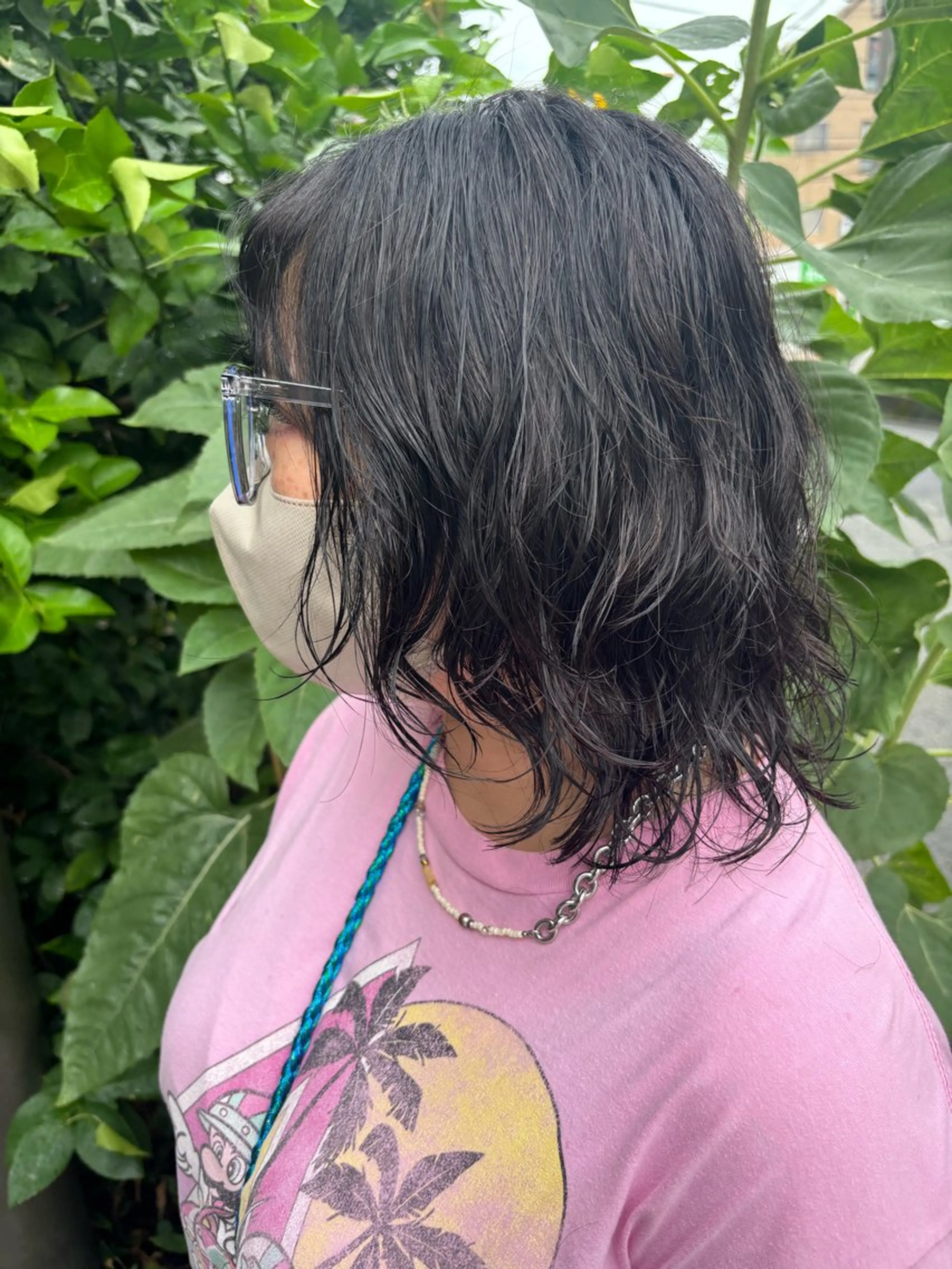 ミディアム ミディアムパーマ 宇留間 涼香のヘアスタイル