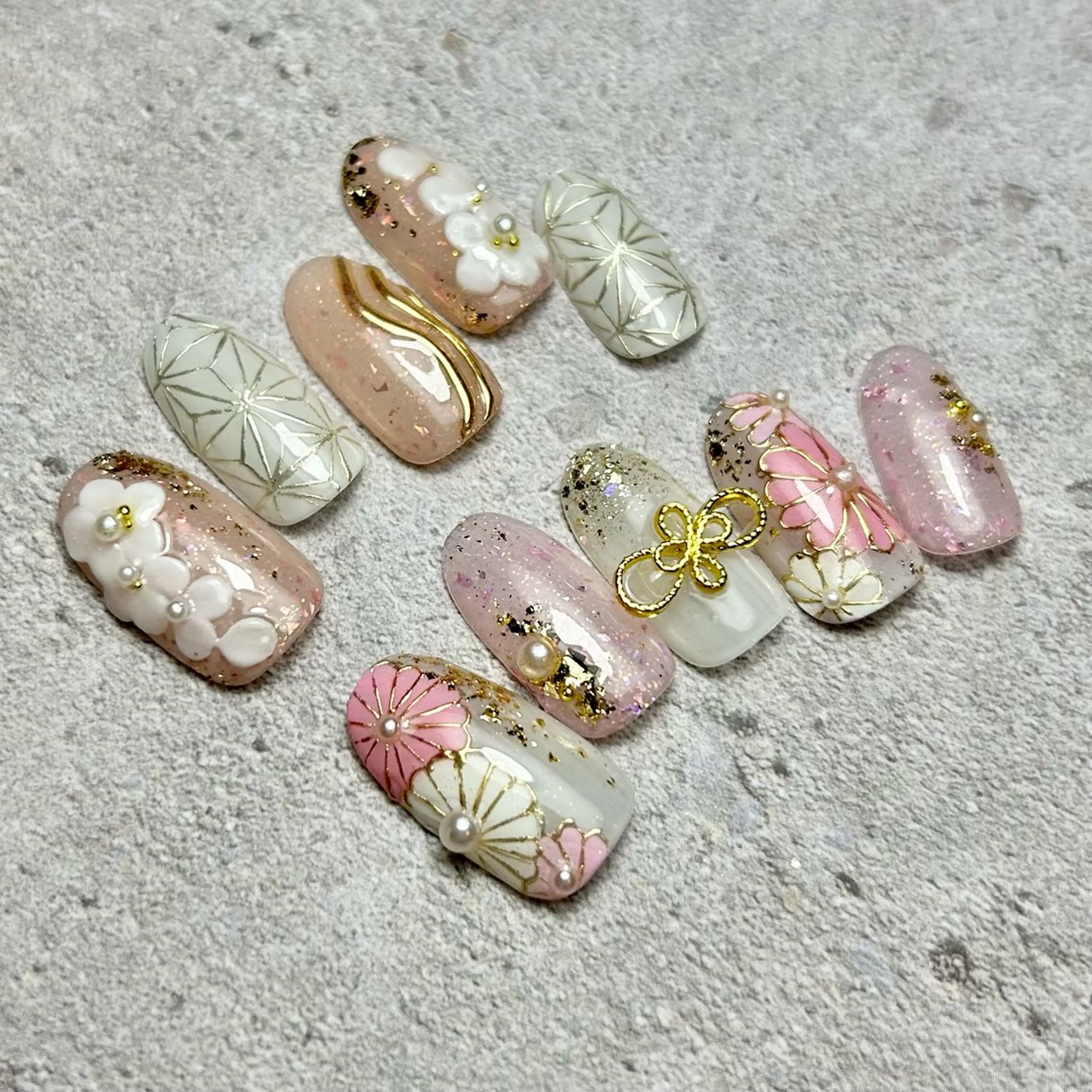 ネイル 成人式 Reflection marikoのネイルデザイン