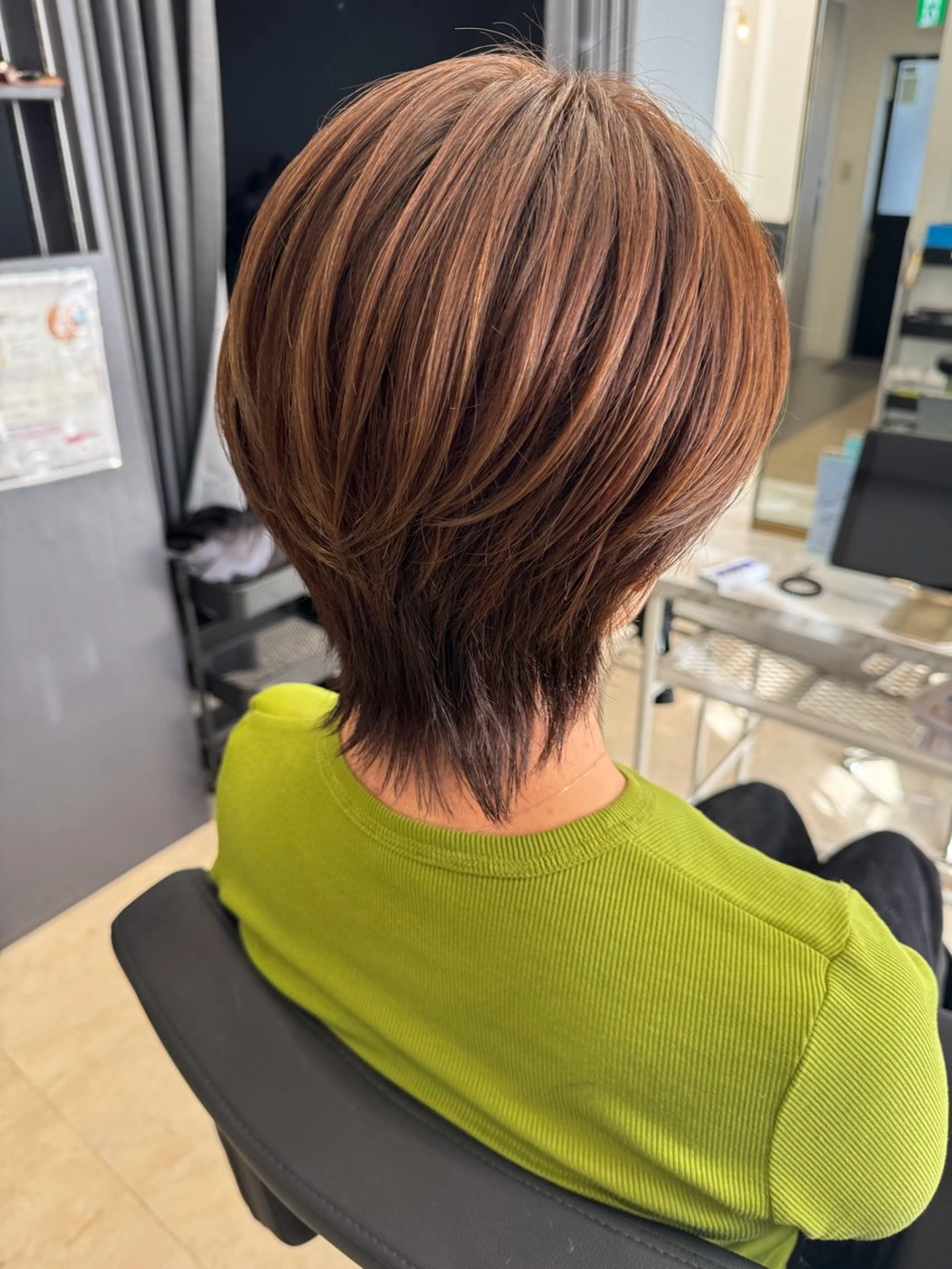 ショート カット ヘアカラー トリートメント 日置 大智のヘアスタイル