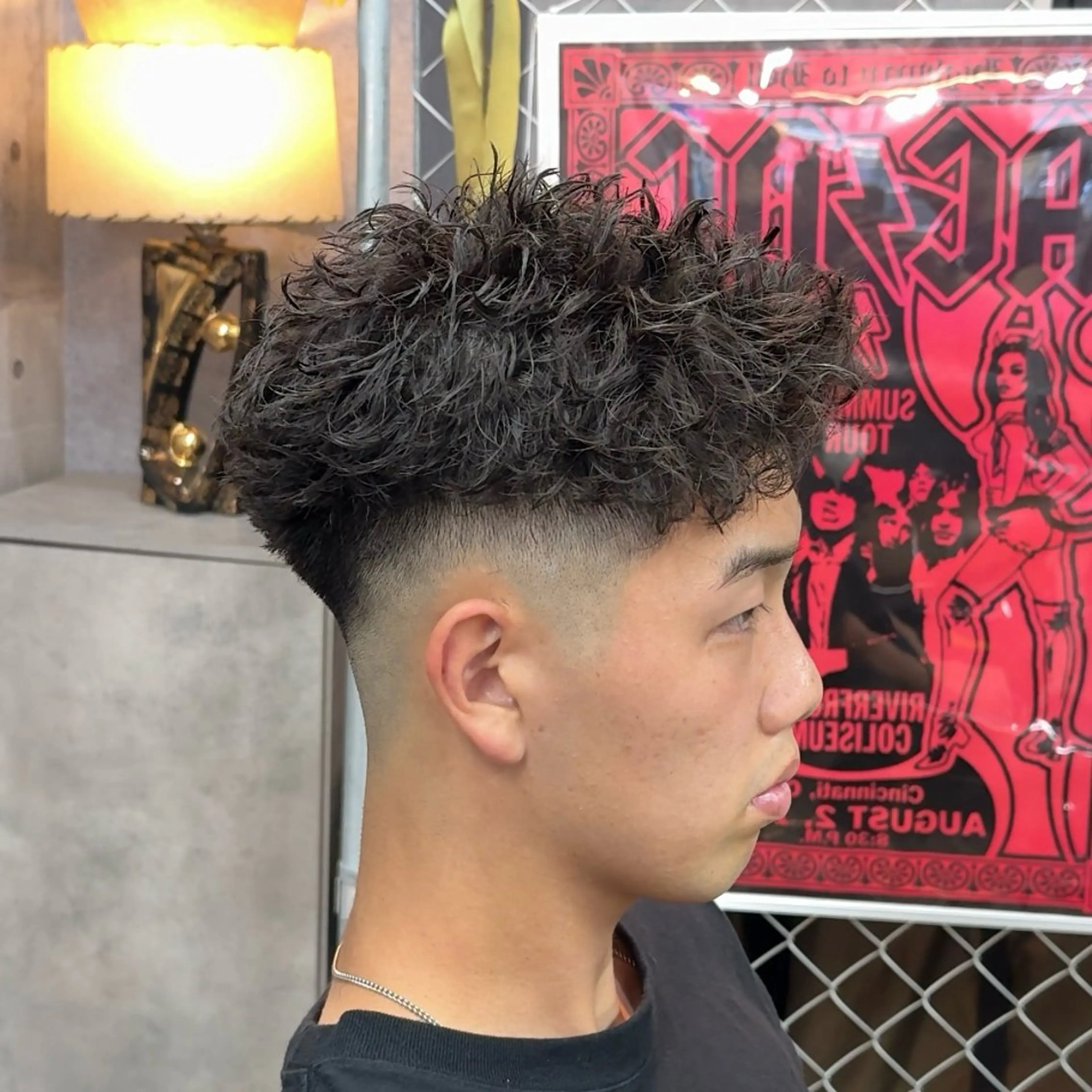 ショート パーマ ヘアアレンジ メンズ MENIN メンズ サロン　望月　涼太のヘアスタイル