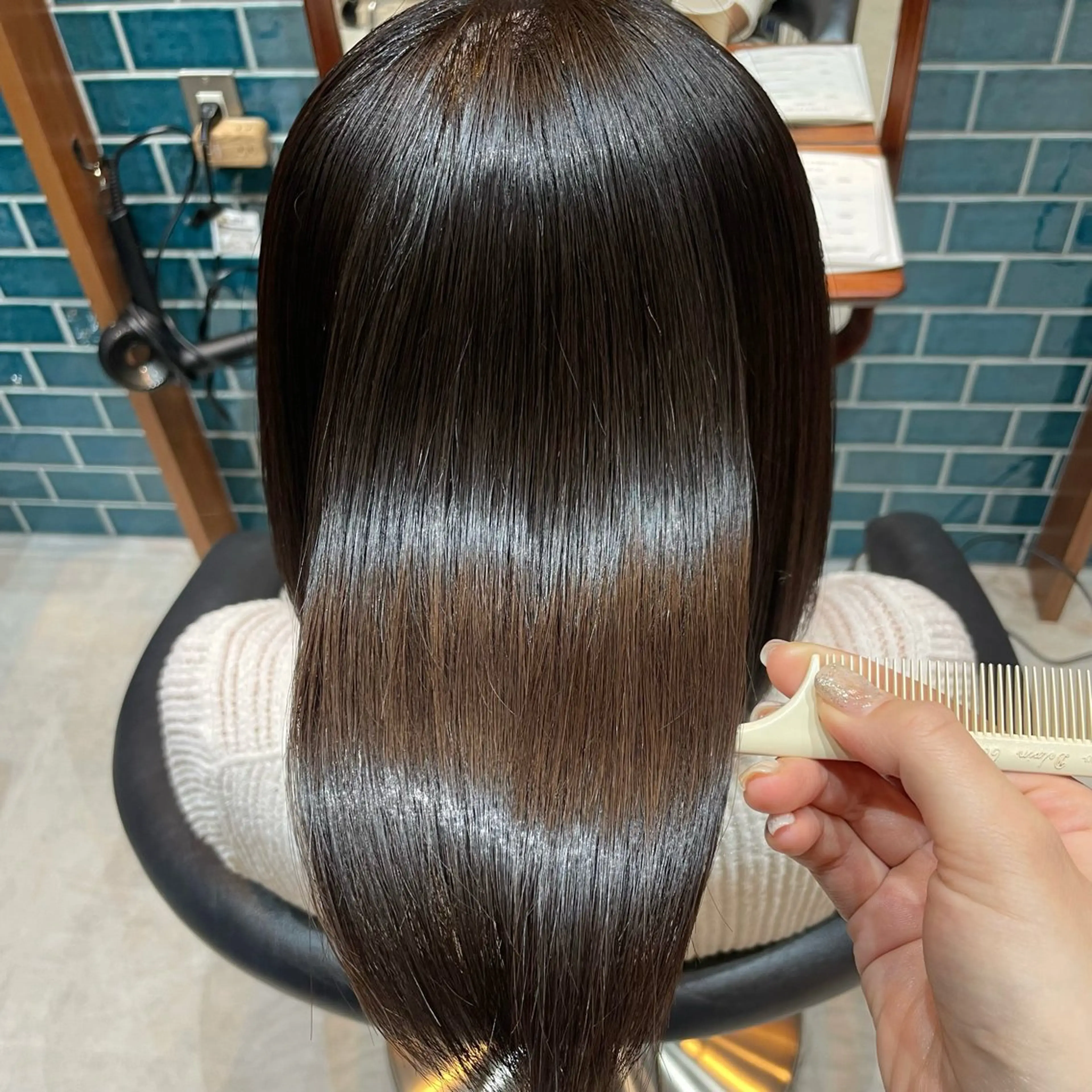 ショート 縮毛矯正 トリートメント カット 縮毛矯正 トリートメント ボブ/縮毛矯正/レイ ヤー♡Natsukiのヘアスタイル