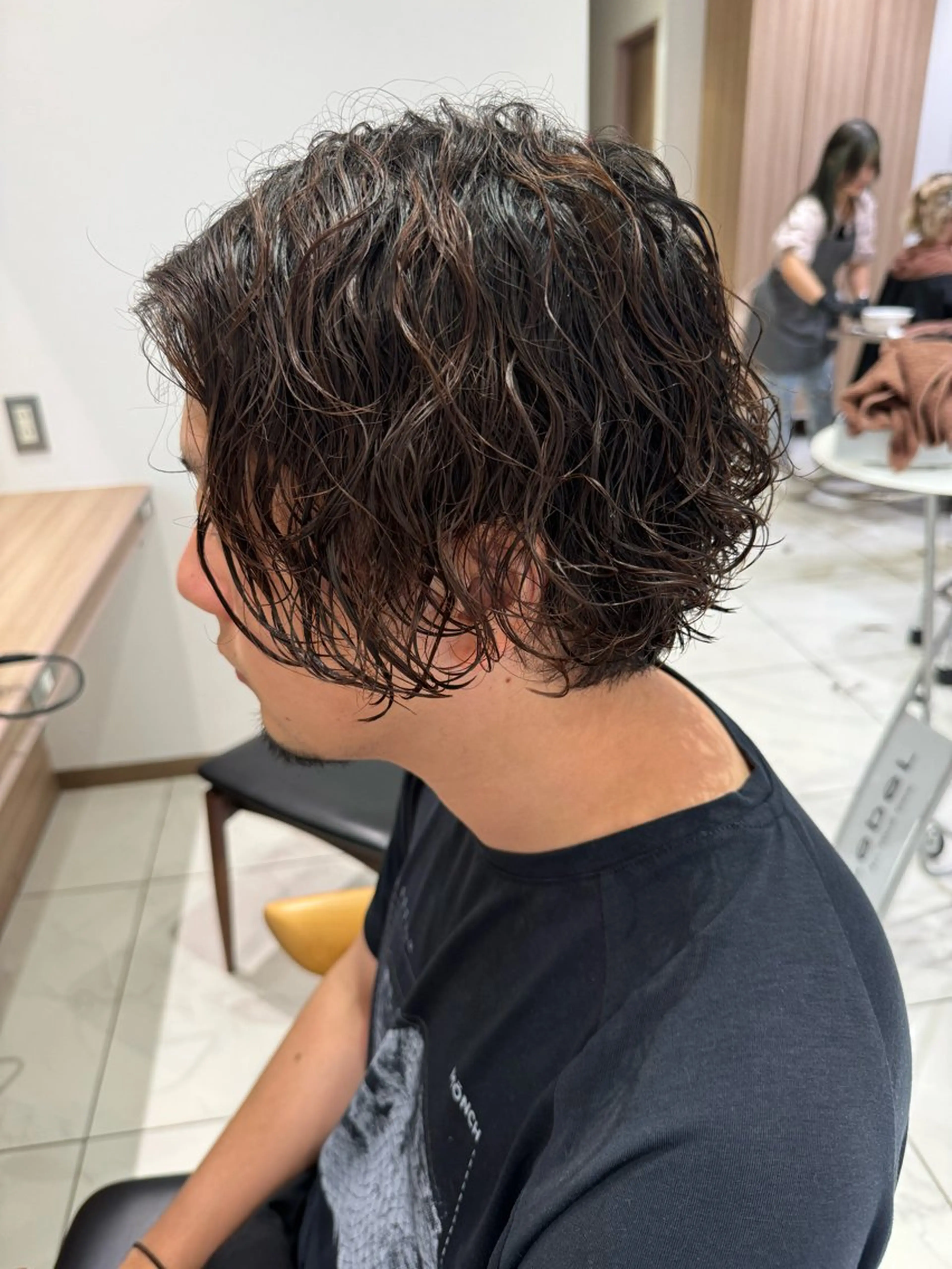 ショート パーマ メンズ メンズパーマ スパイラルパーマ カット パーマ メンズパーマ特化/ メッシュ/薫/店長のヘアスタイル