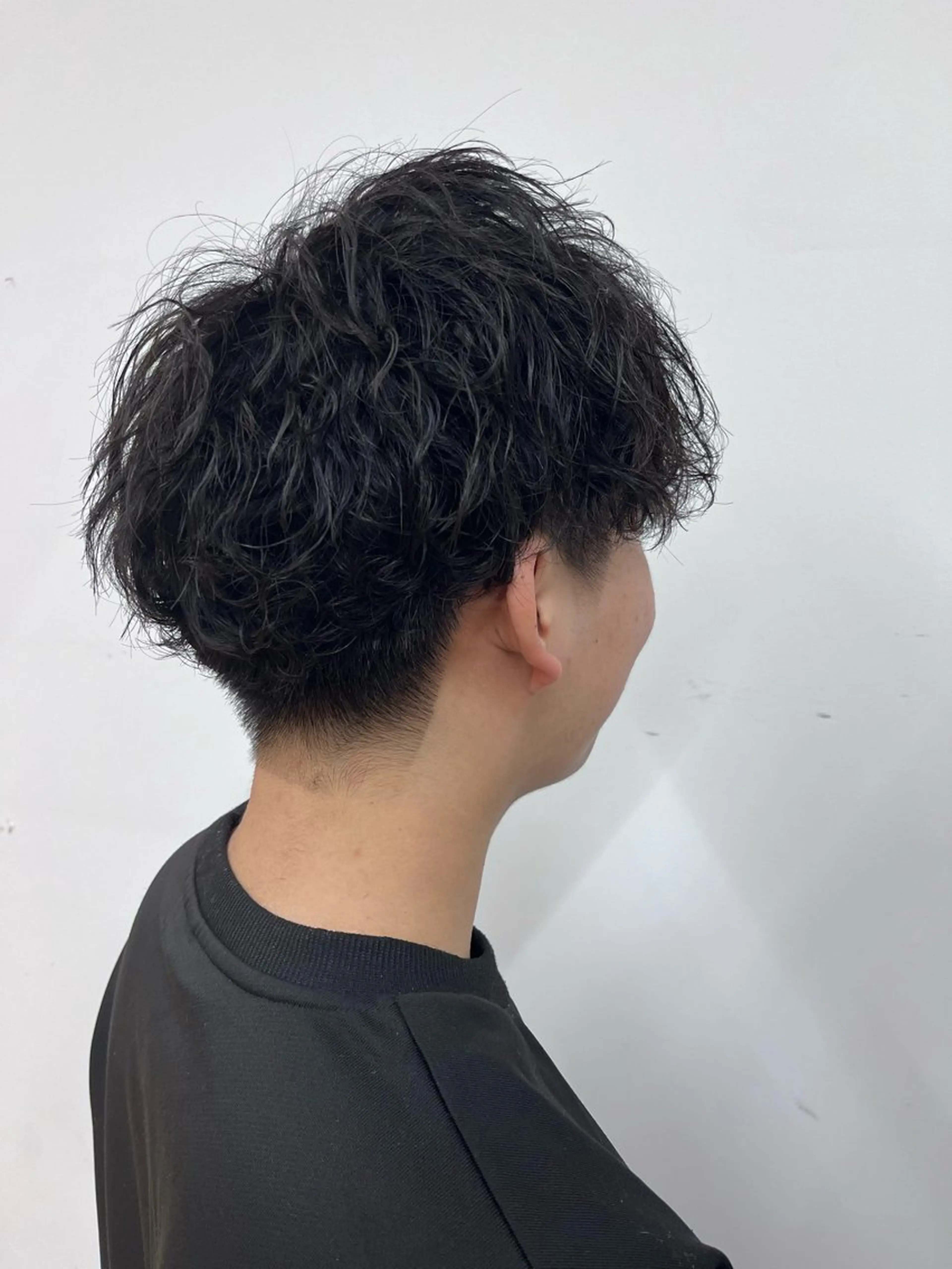 ショート パーマ 田尾 凌雅のヘアスタイル
