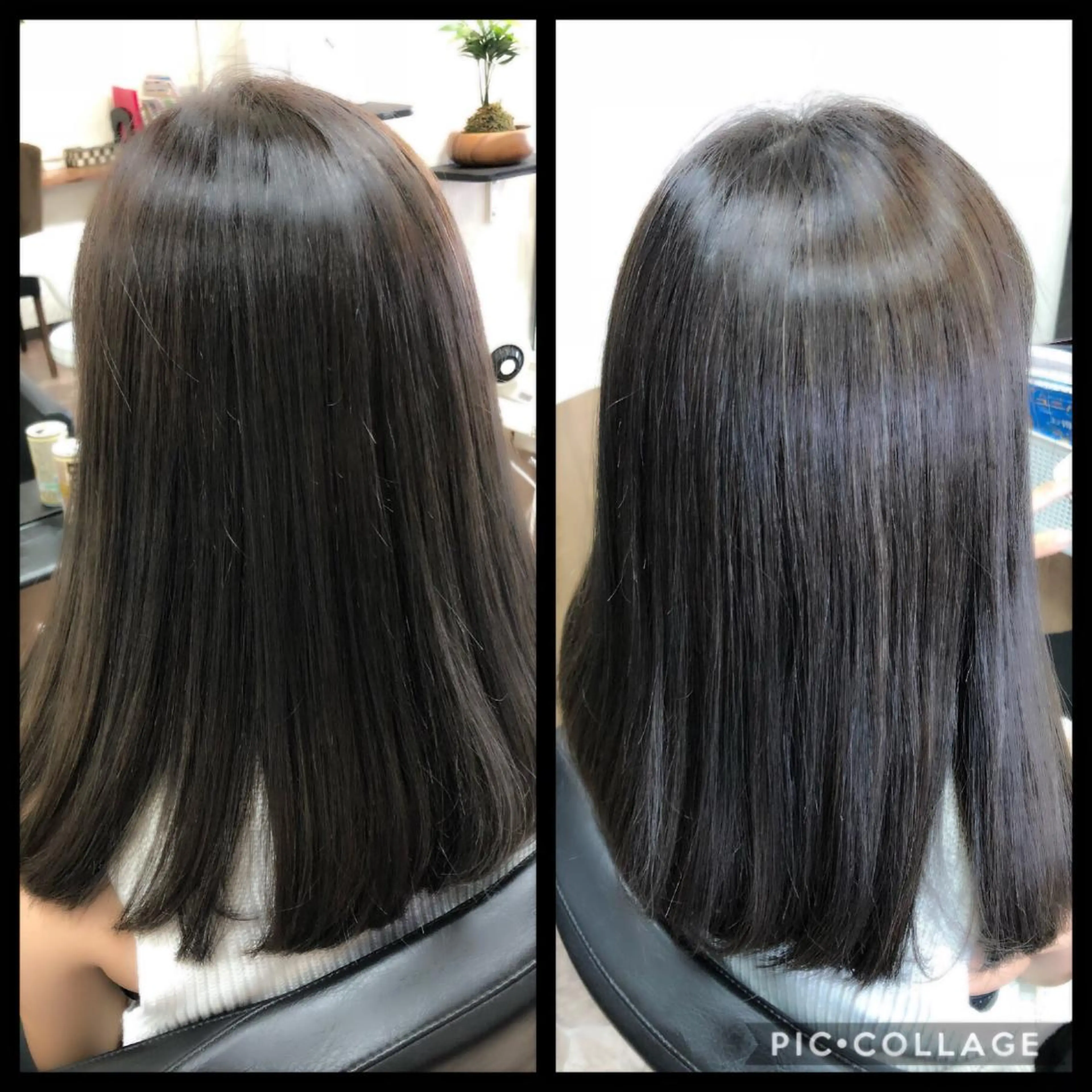 ロング カラー カット 縮毛矯正 ヘアサロンオスカー 岸和田蛸地蔵店のヘアスタイル