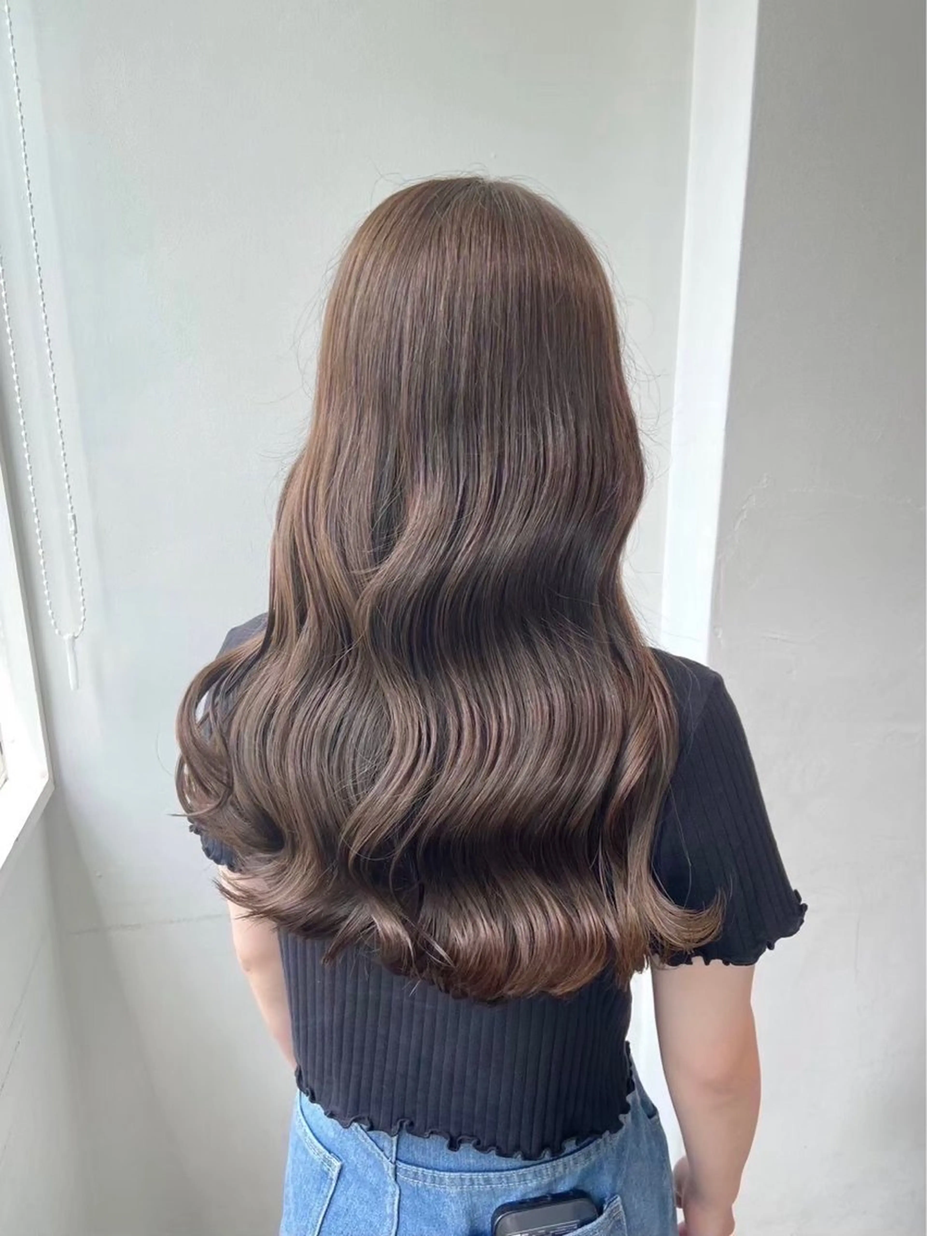 カラー ブリーチ ダブルカラー ブリーチなしカラー 髪質改善 CODE.LINE Rimuのヘアスタイル