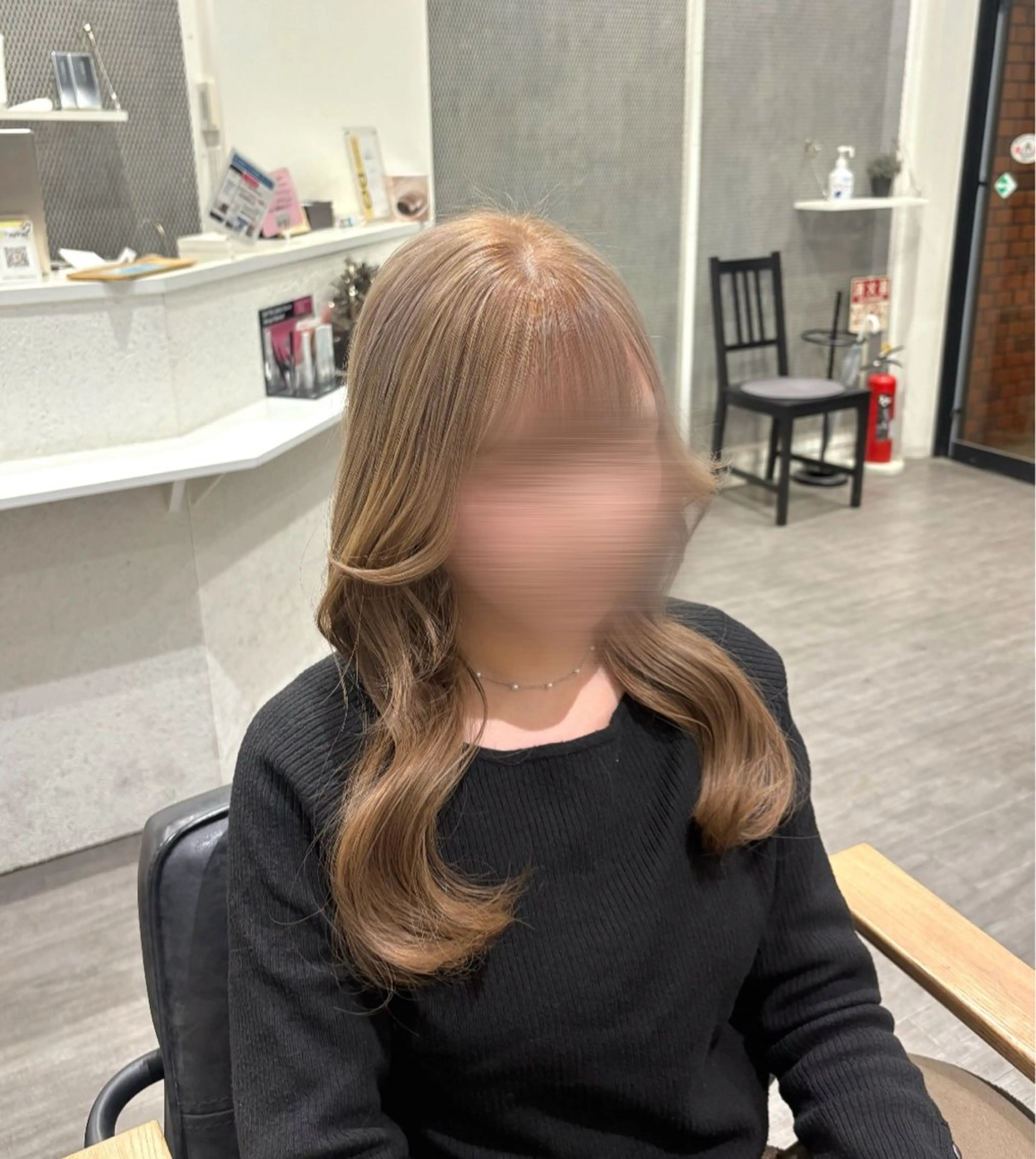 ミディアム カラー ベージュカラー ブリーチ ミルクティーベージュ nijika/ カラーリスト🫧のヘアスタイル