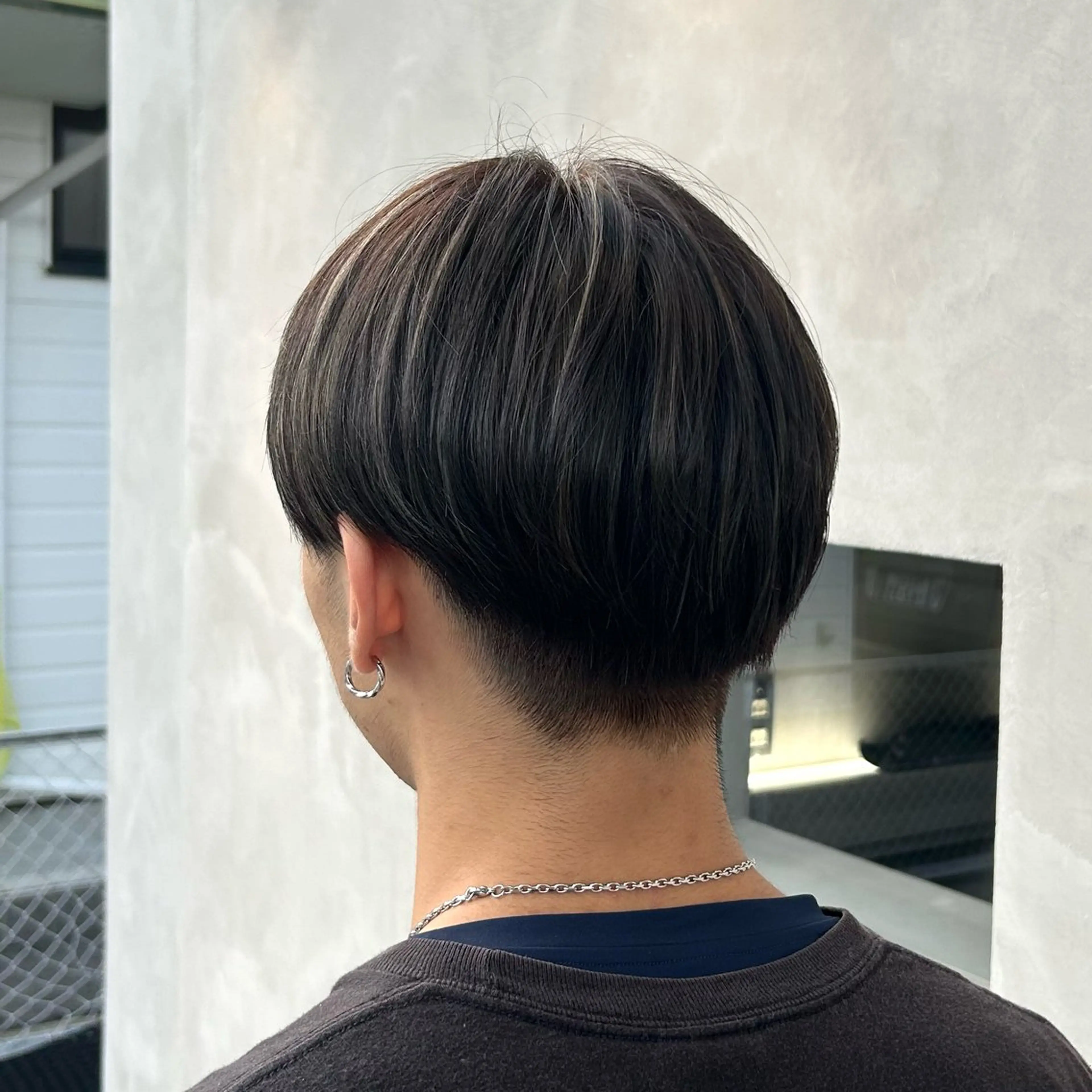カラー メンズ ヘアカラー トリートメント Something MOMOKAのヘアスタイル