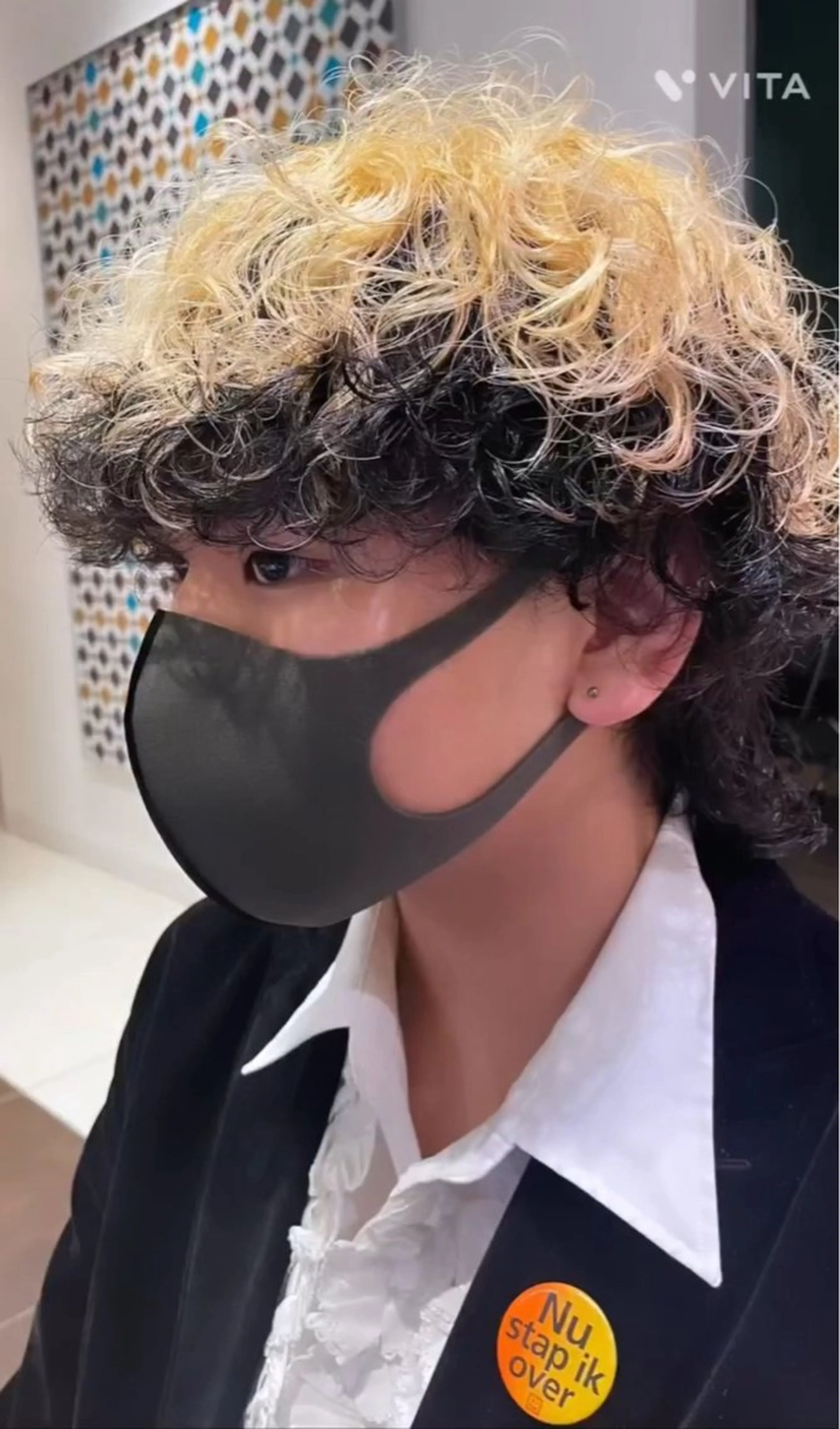 カラー メンズ 渡部 優衣のヘアスタイル