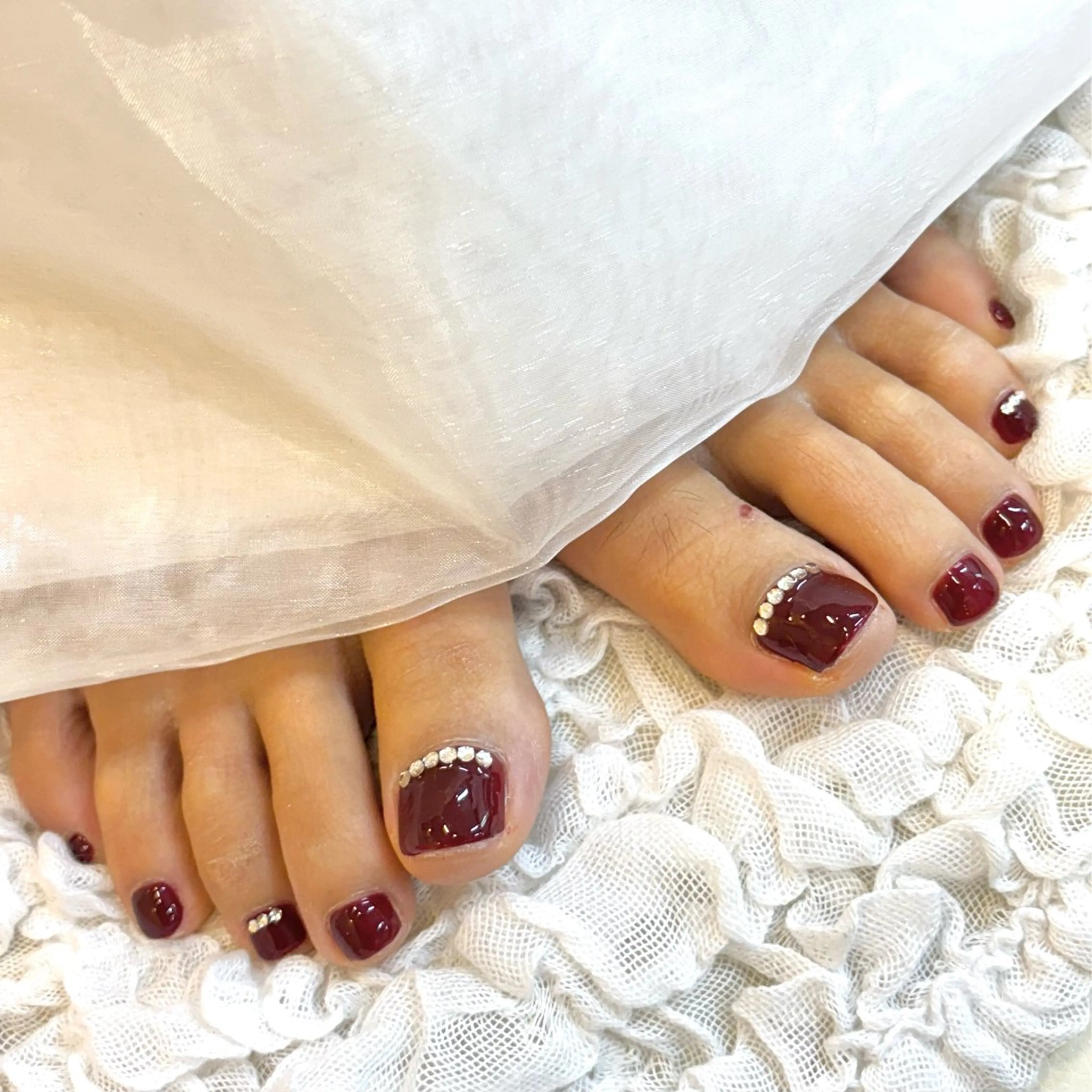 フット️🫧ワンカラー（付け替えオフあり)の写真