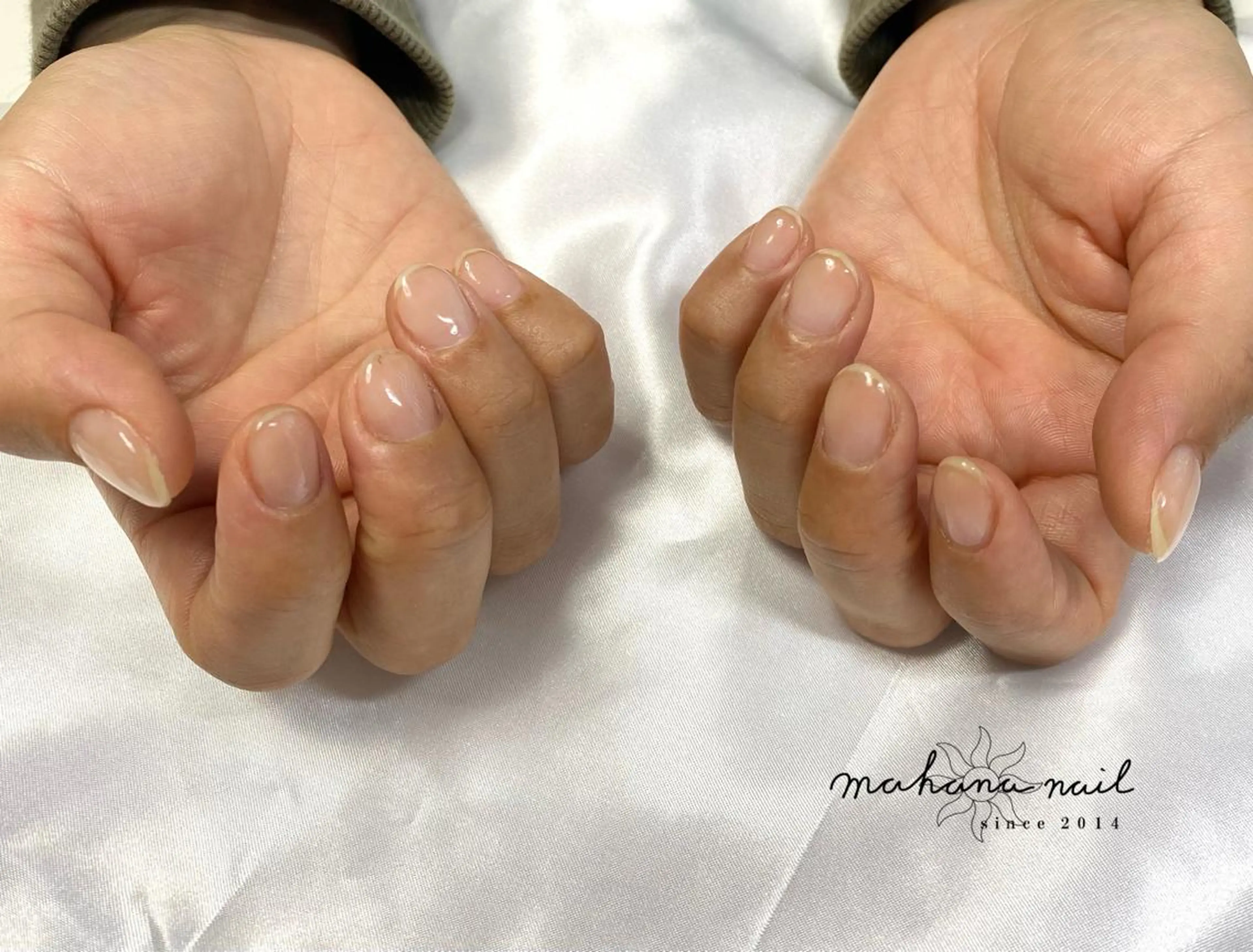 ネイル クリアネイル ジェルネイル mahana nailのネイルデザイン