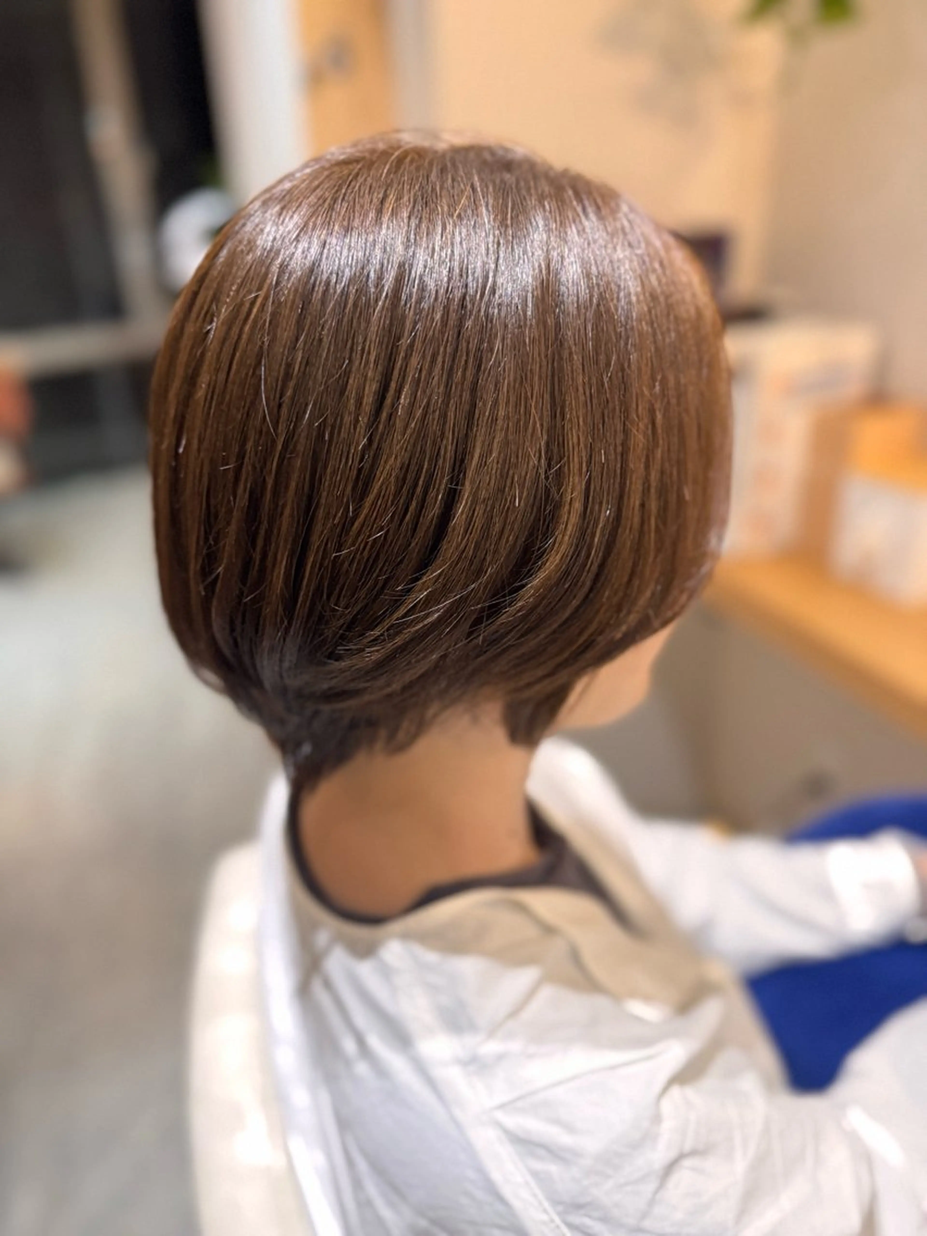 ショート カラー 透明感カラー ラベンダーカラー 《PARAGO緑橋》 内田美結のヘアスタイル