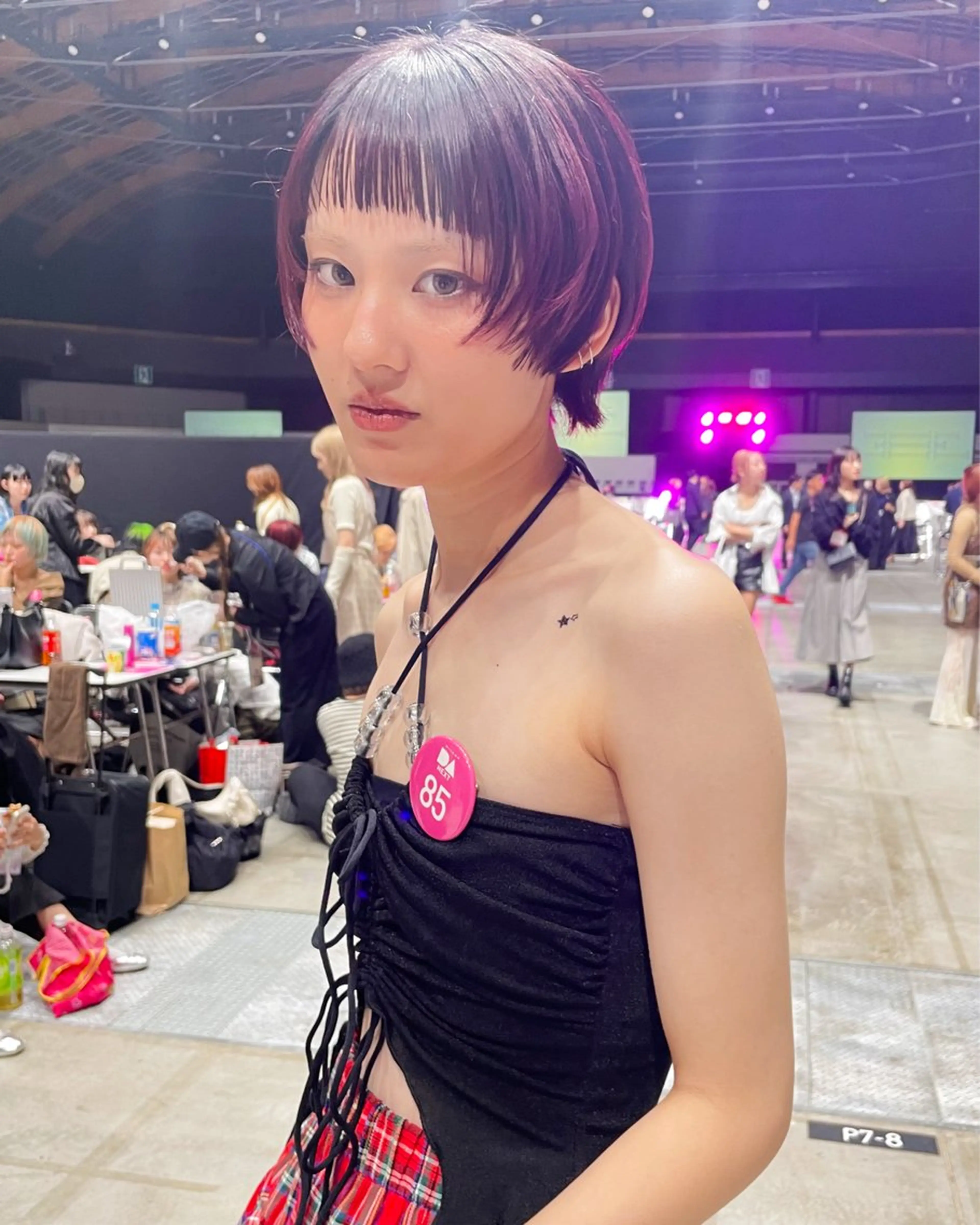 ダブルカラー,透け カラーHINARIのヘアスタイル