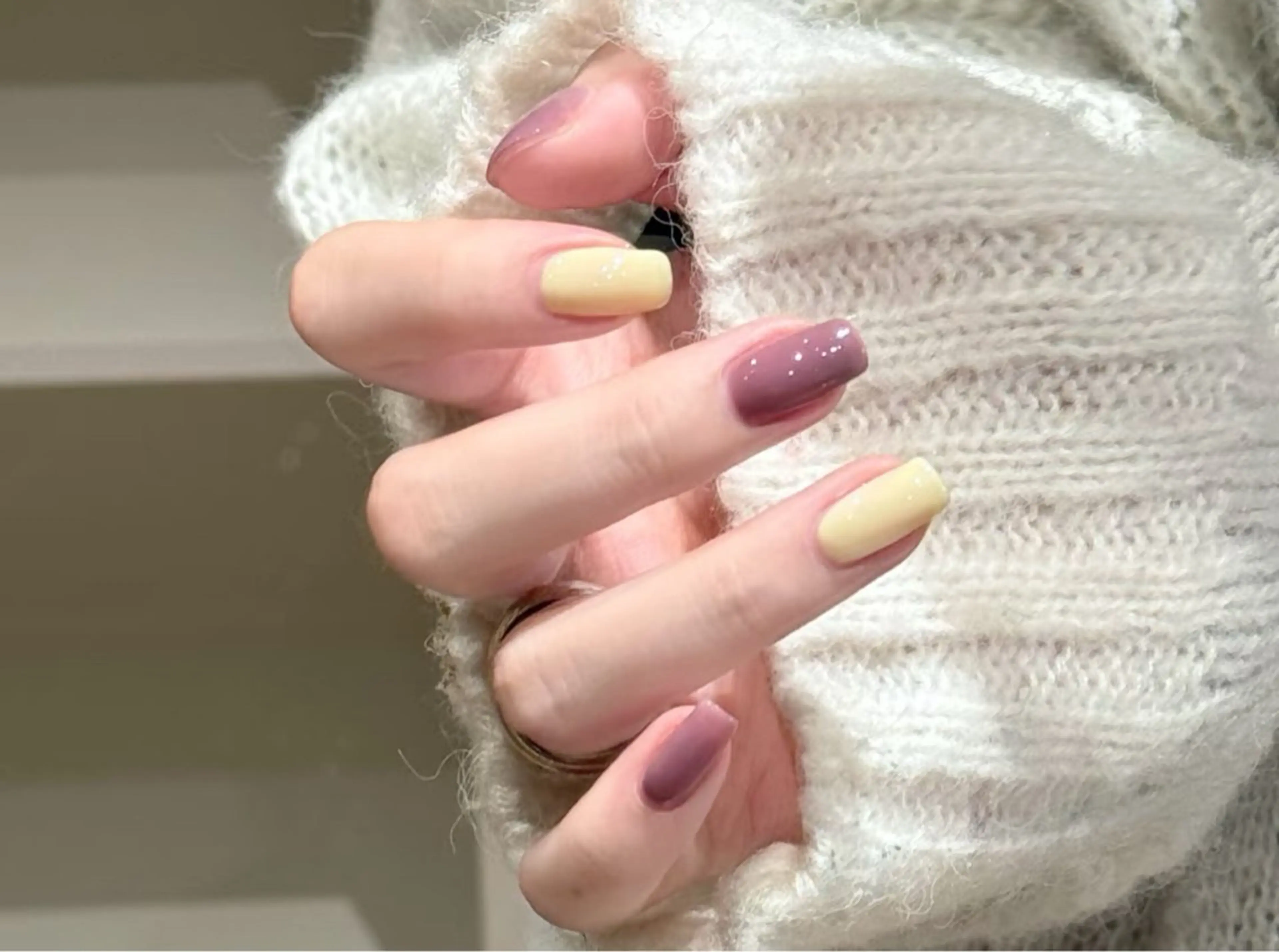 【 自爪ジェル/90分 】 2色選べるワンカラー ¥4470の写真