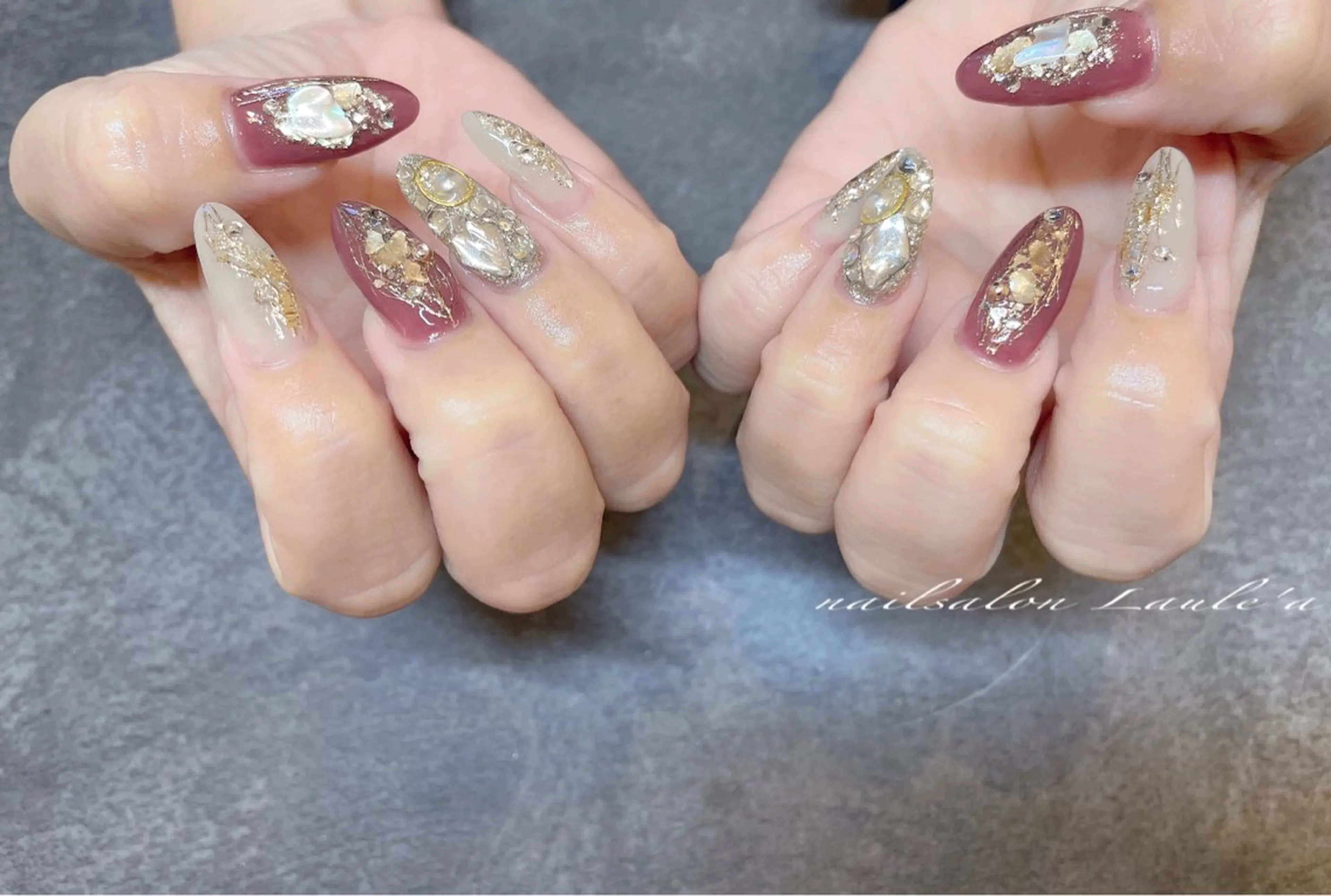 ネイル ハンドネイル nailsalon Laule'aのネイルデザイン