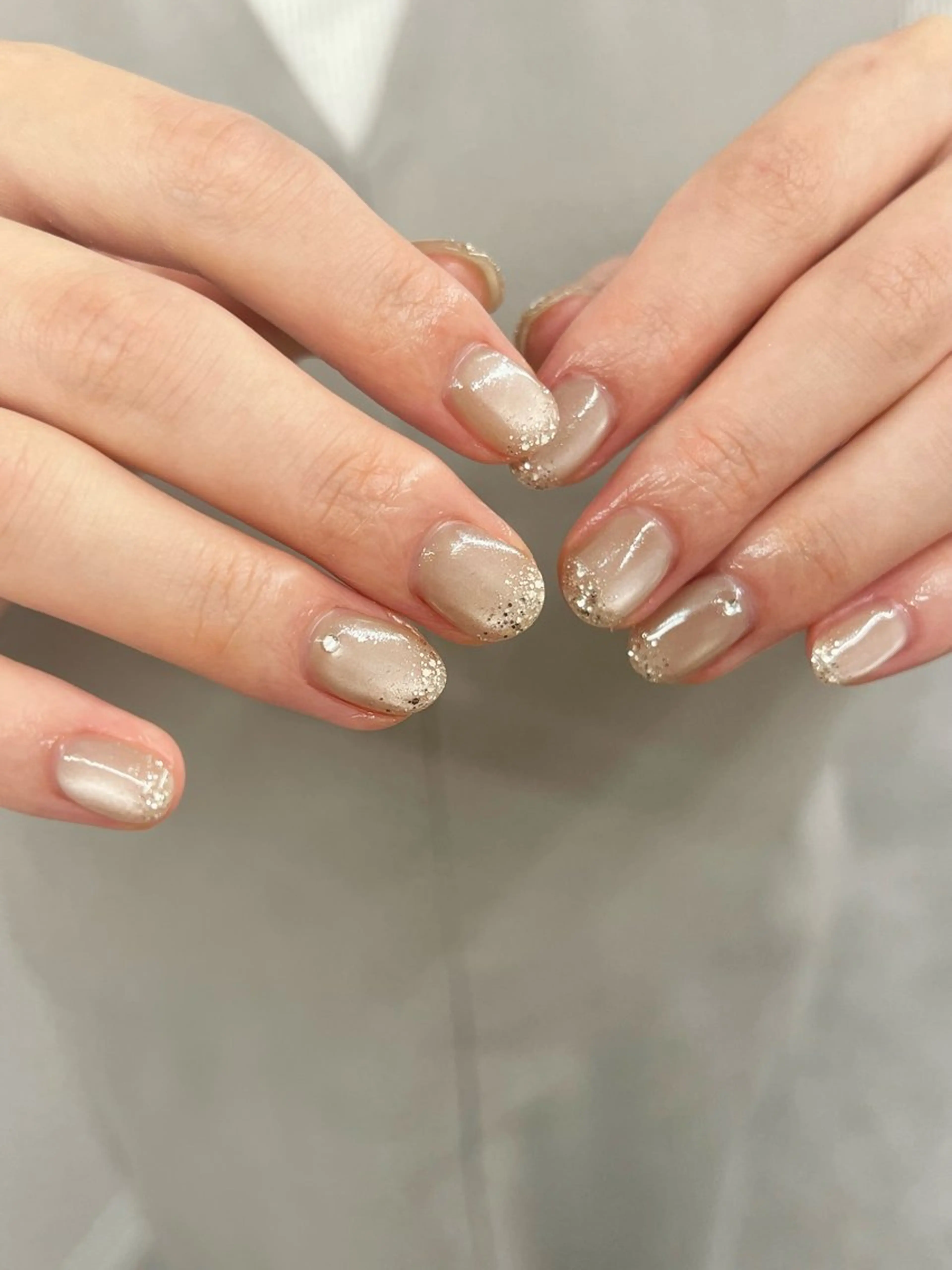ネイル ジェルネイル キラキラネイル マグネットネイル ニュアンスネイル パラジェル ハンドネイル ハンドケア Bana_ Nailのネイルデザイン