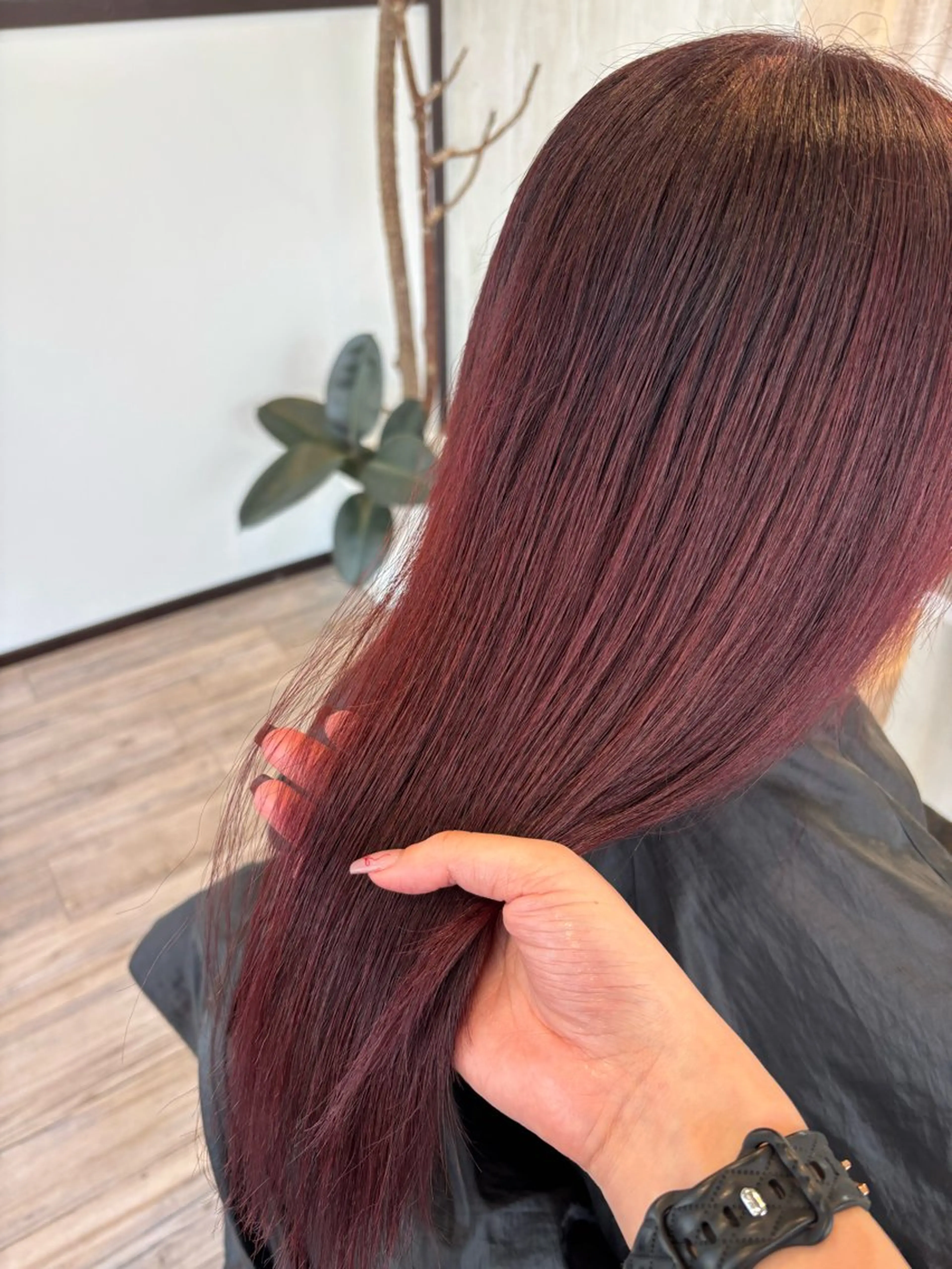 セミロング カラー ヘアカラー トリートメント yui🥀/ボブ /ブリーチなしカラーのヘアスタイル