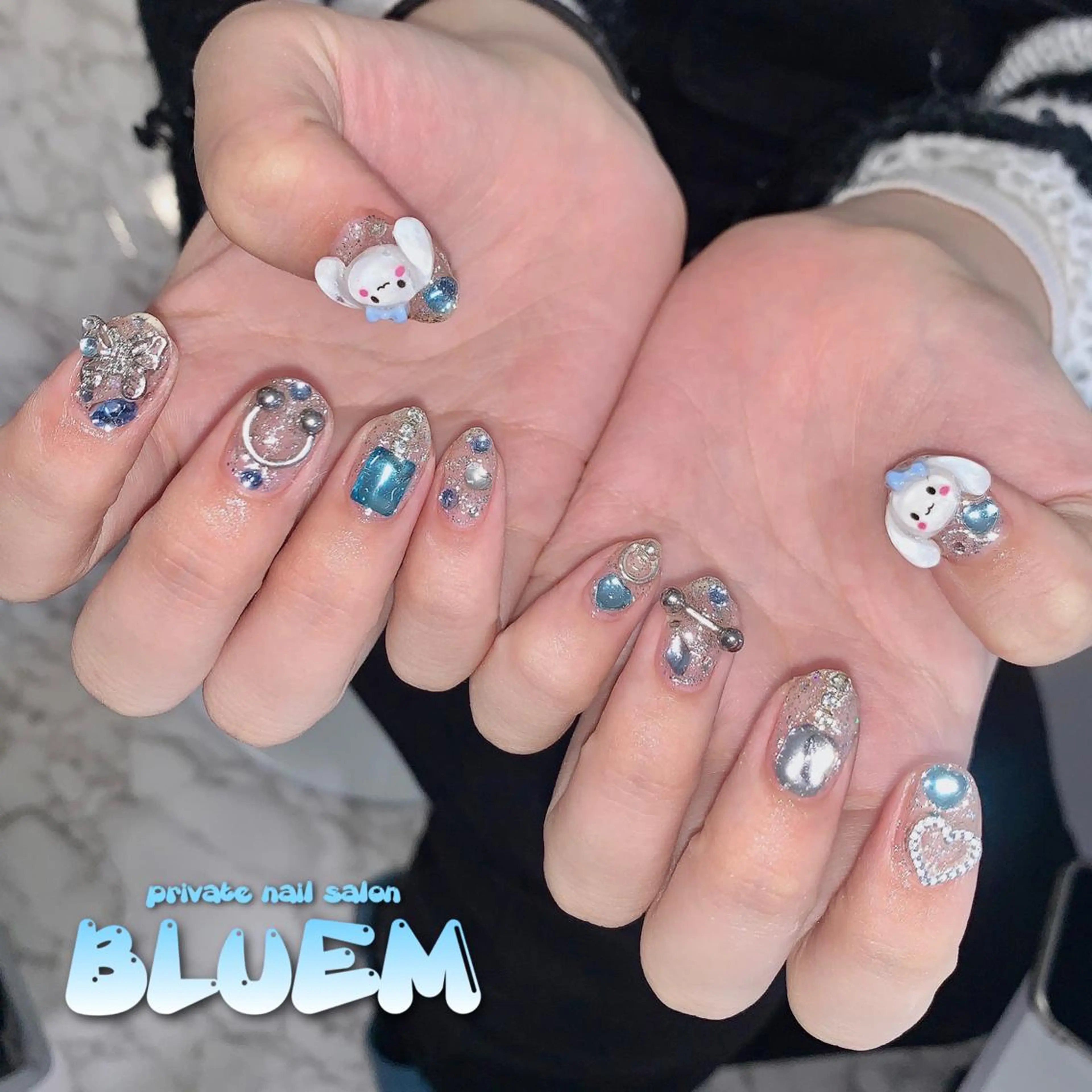 ネイル ハンドネイル BLUEM なな🐶のネイルデザイン