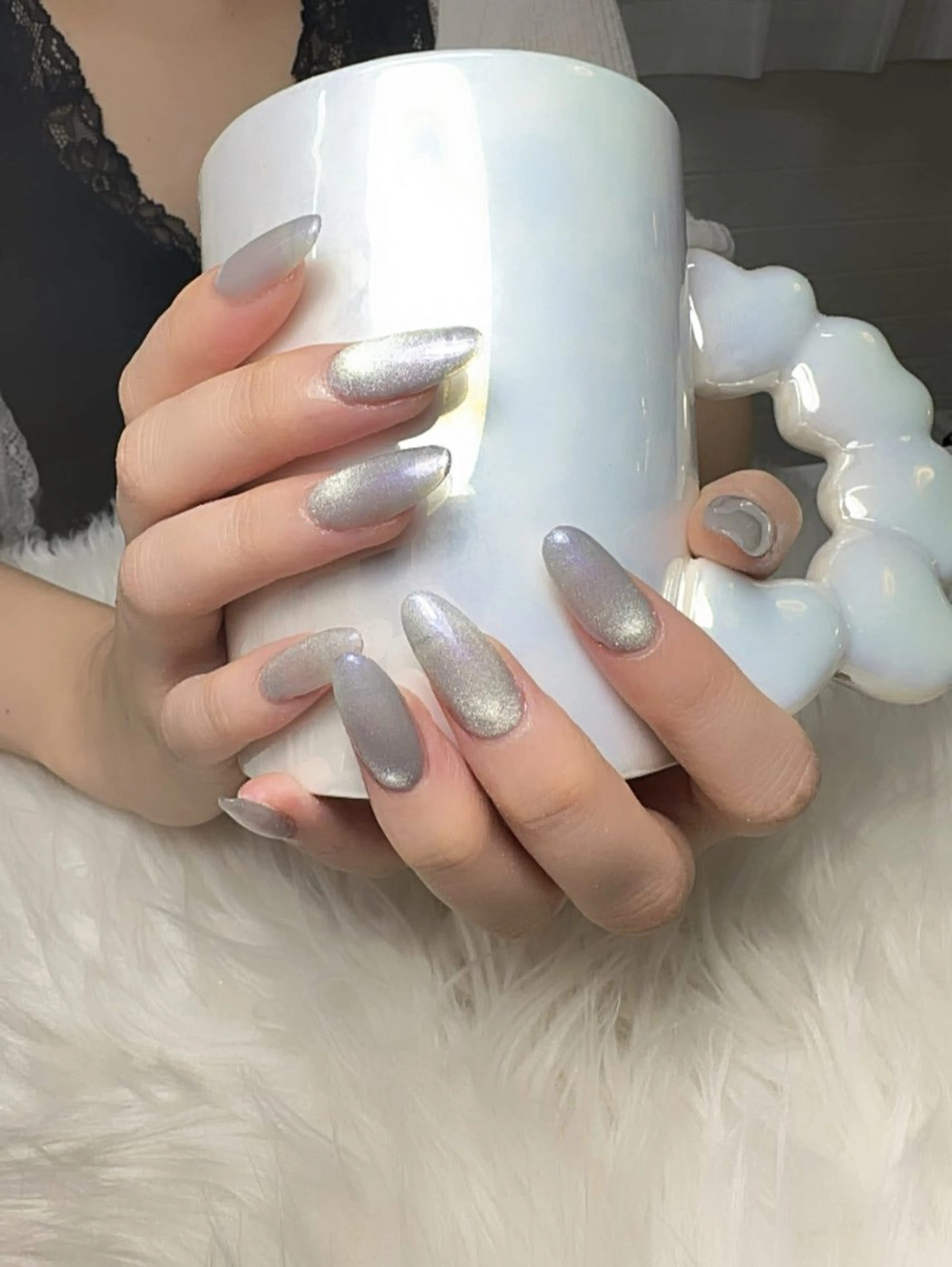 (ジェルオフ無料)長さ出しチップ+マグネット(オフ別途時間あり)の写真