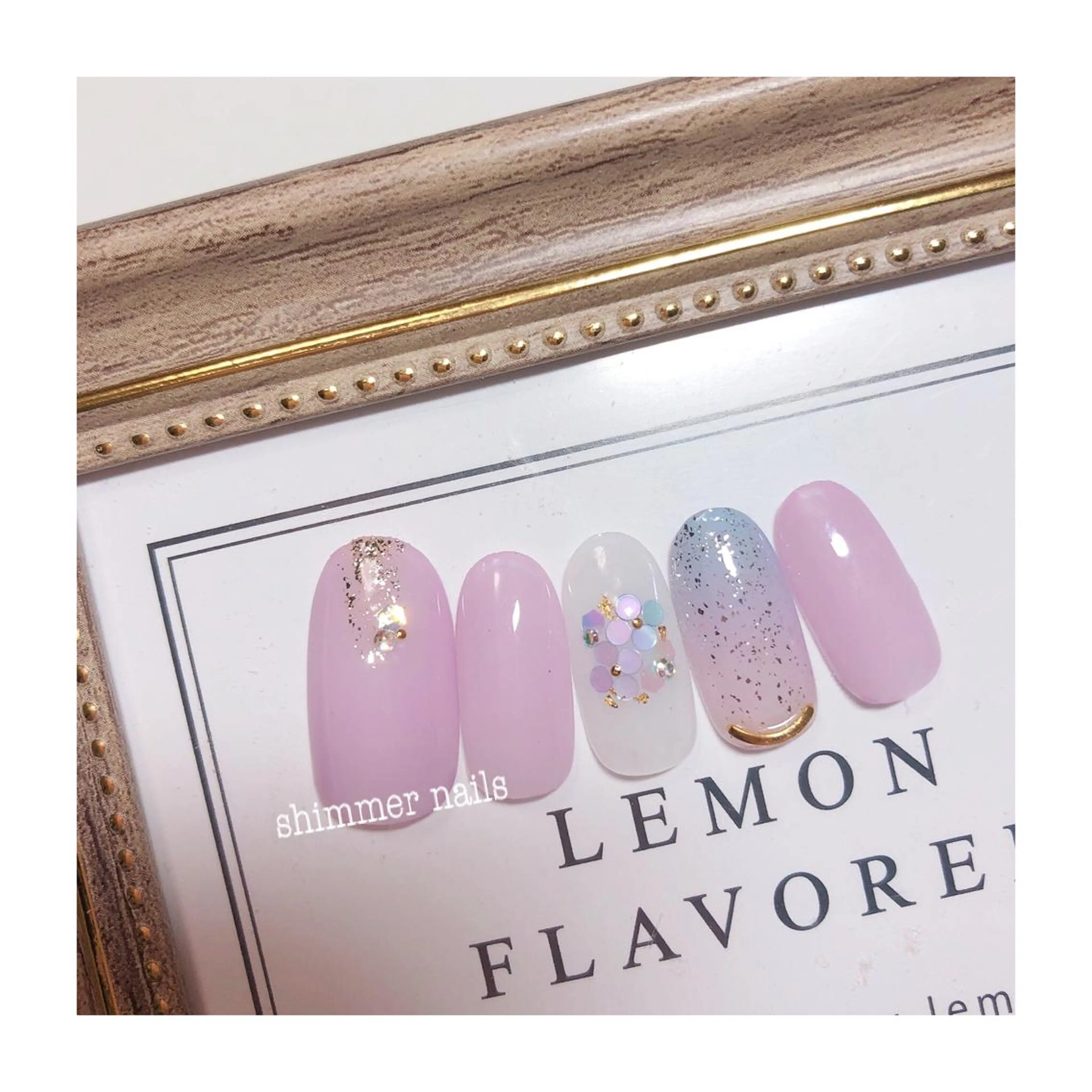 ネイル フットネイル shimmer nailsのネイルデザイン