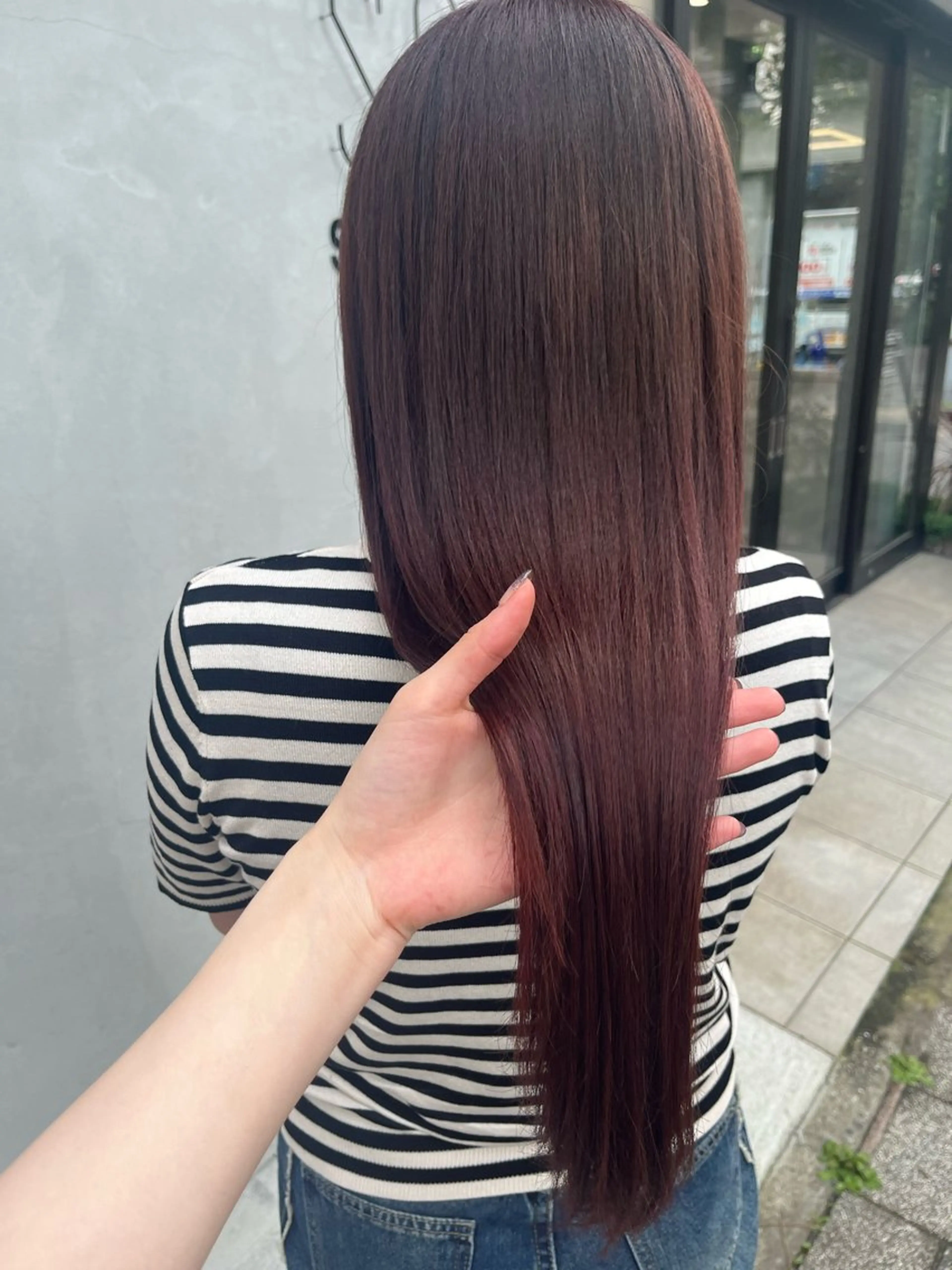 ロング カラー ブラウンカラー レッドカラー レッドブラウン 髪質改善 トリートメント Sol / chika🪽のヘアスタイル