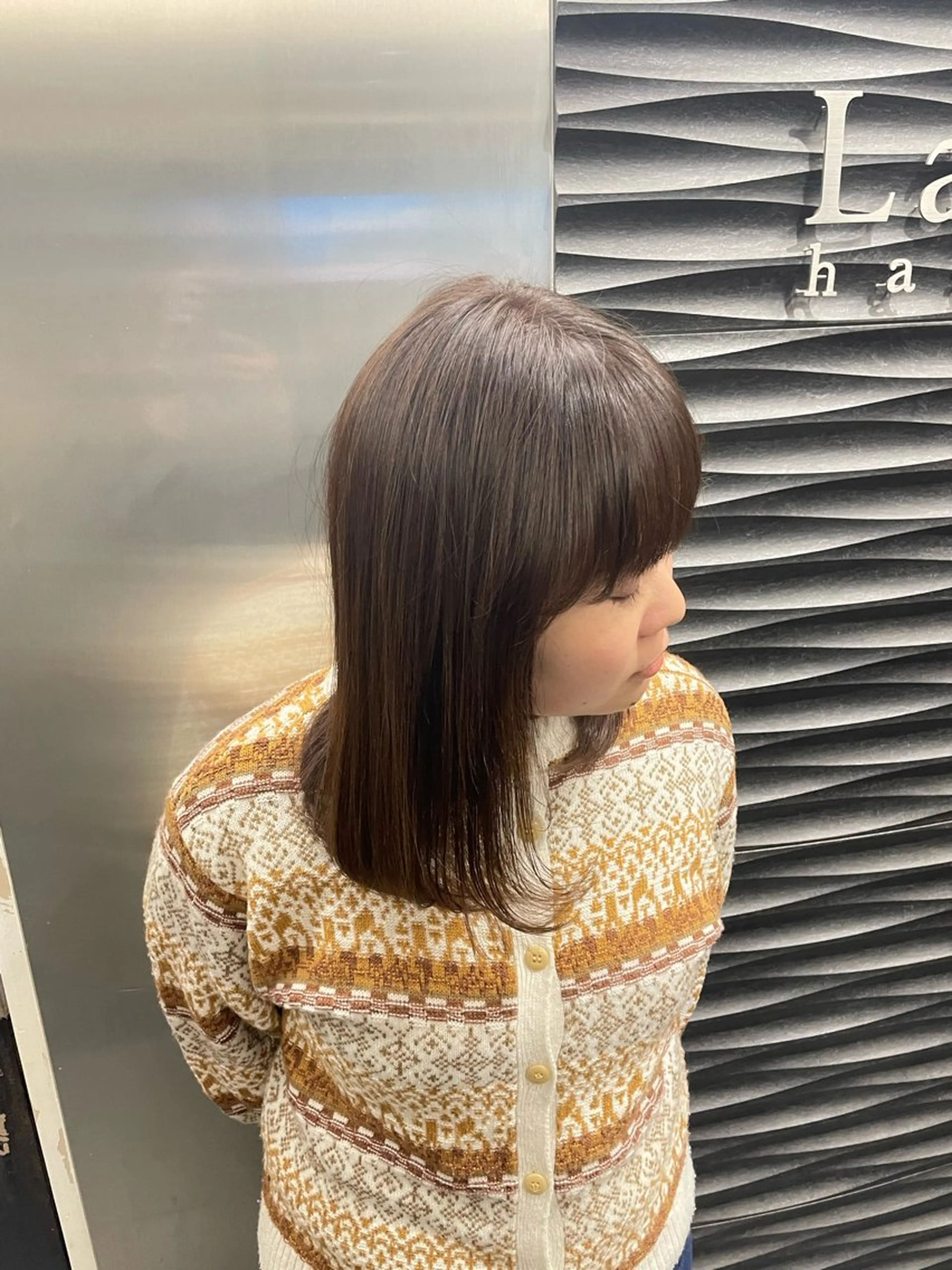 ミディアム カラー カラーブリーチ特化 石原勇希のヘアスタイル