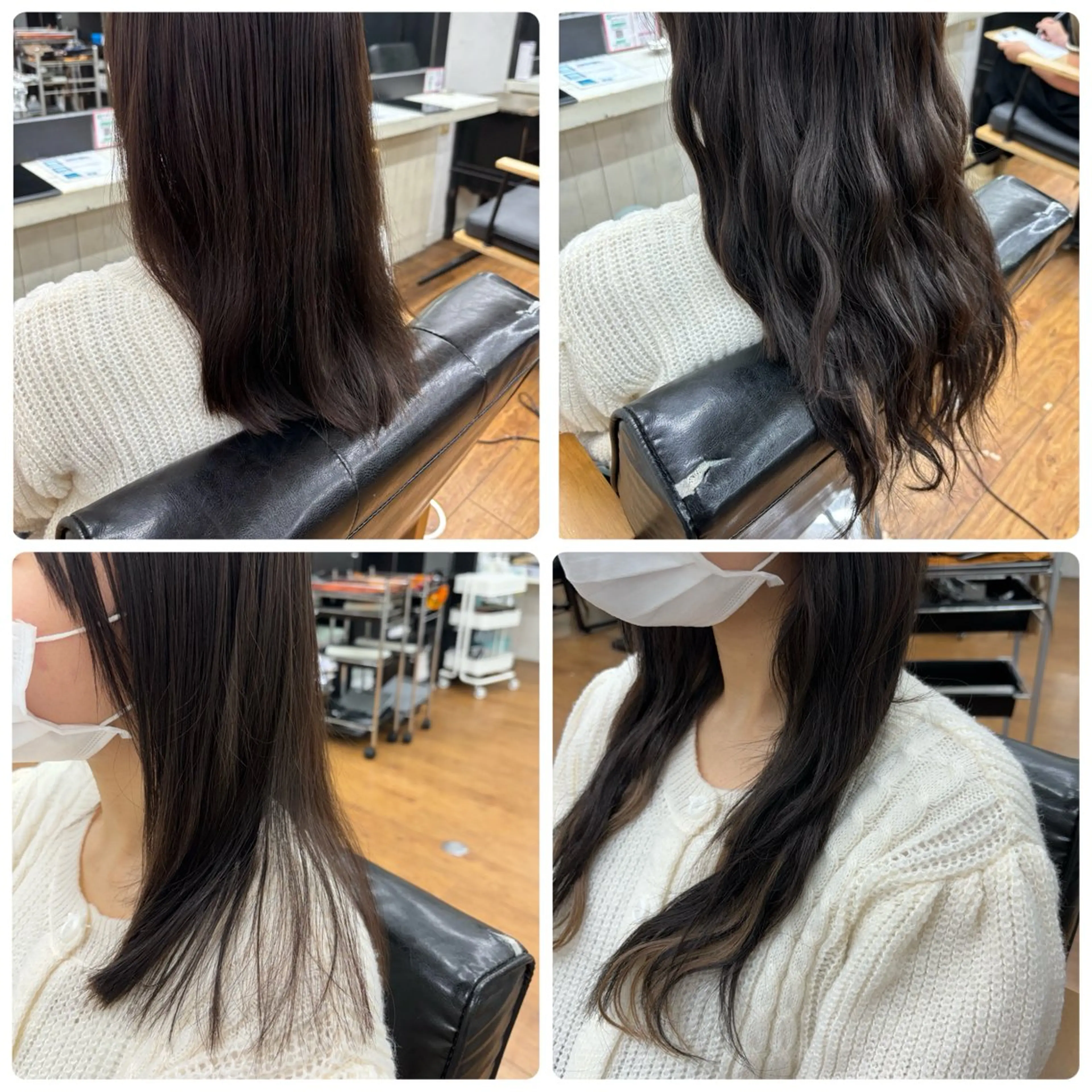 ロング エクステ 香野 優子のヘアスタイル