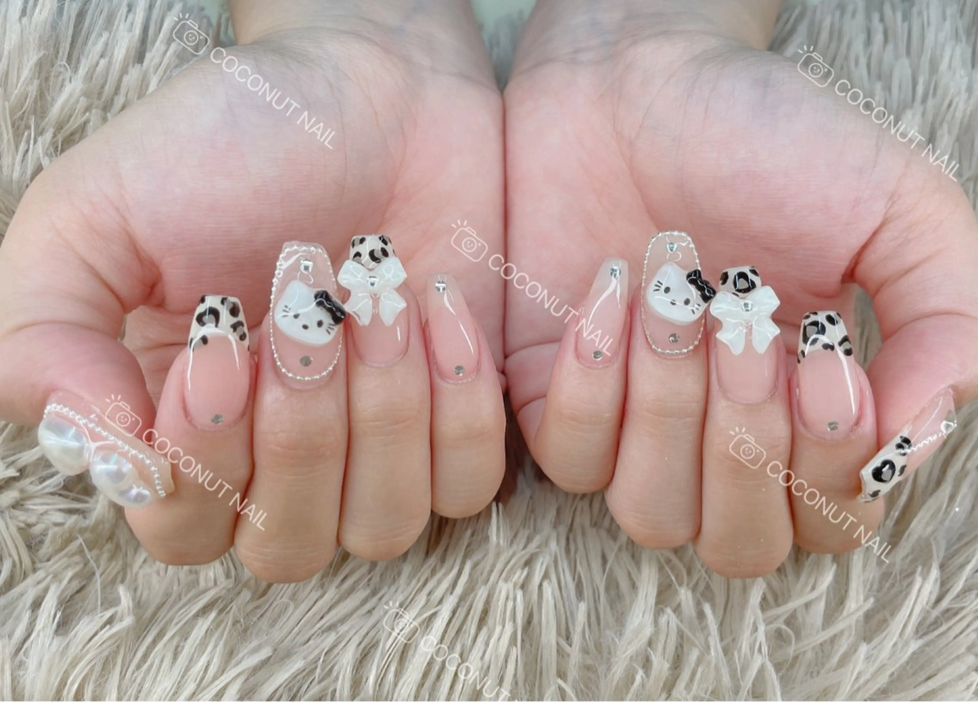 ネイル ハンドネイル 神田 ココナッツのネイルデザイン