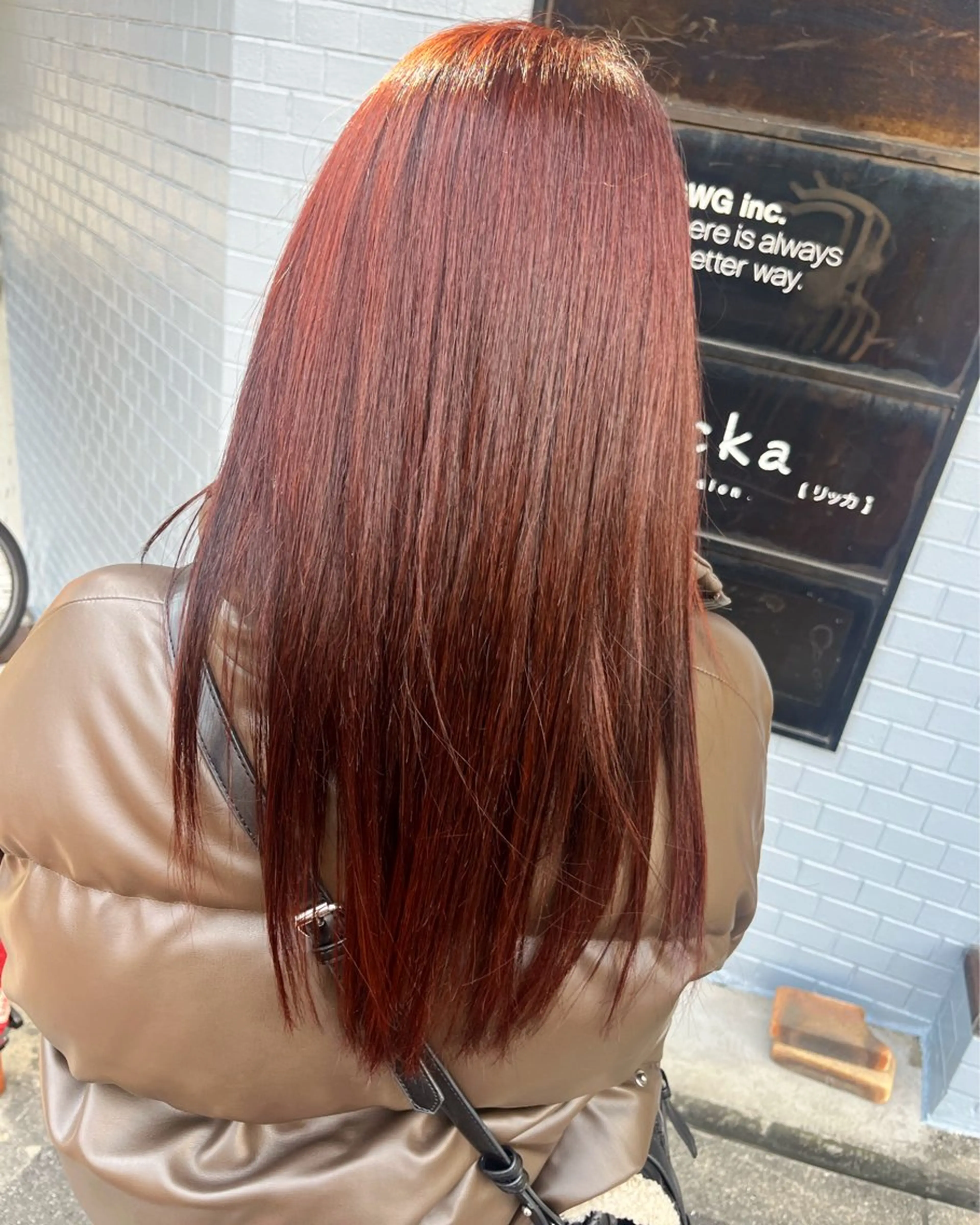 ロング カラー 高石 未唯のヘアスタイル