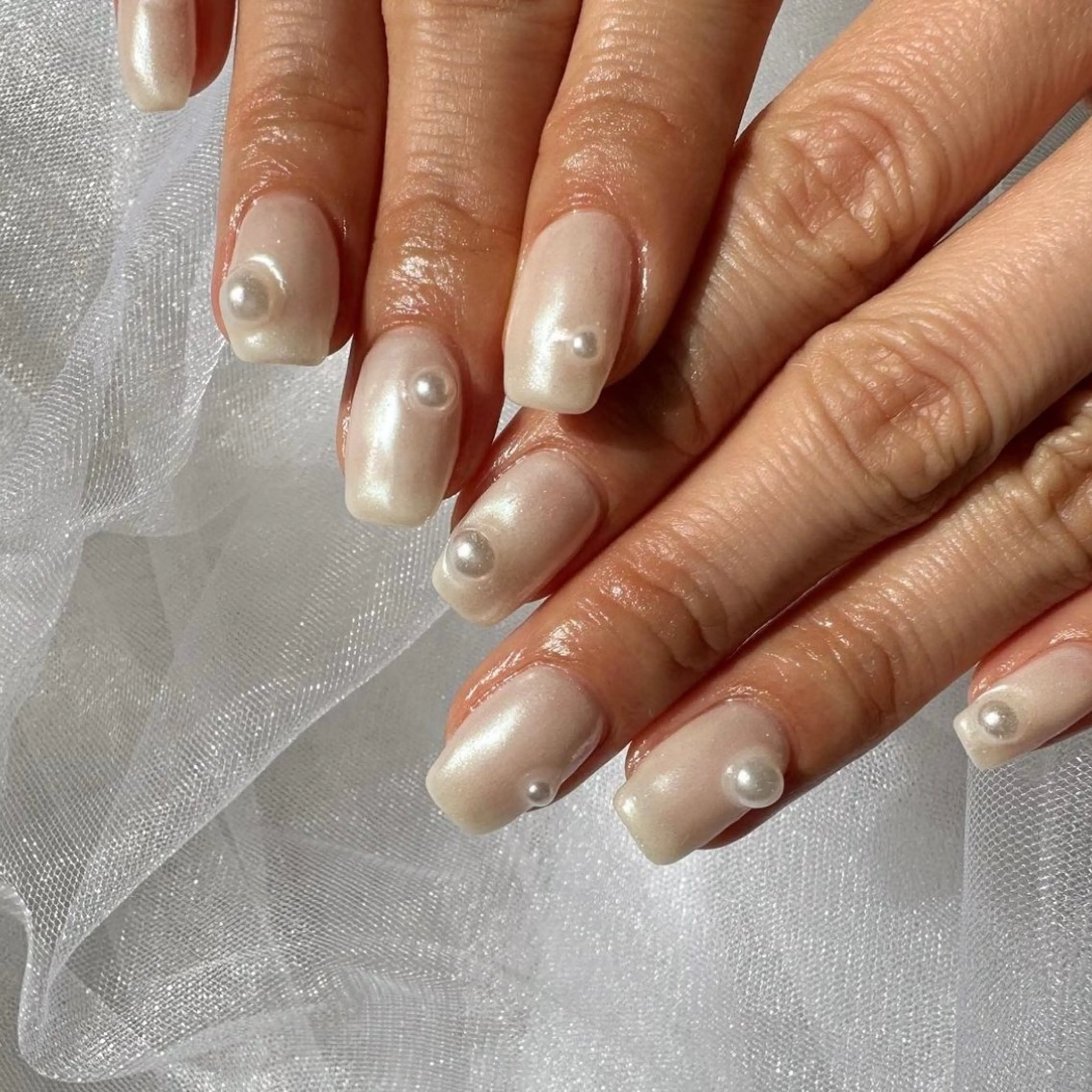 ネイル クリアネイル 氷ネイル・うるうるネイル 韓国ネイル ミラーネイル ニュアンスネイル 🪞KAPE NAIL 🪞のネイルデザイン