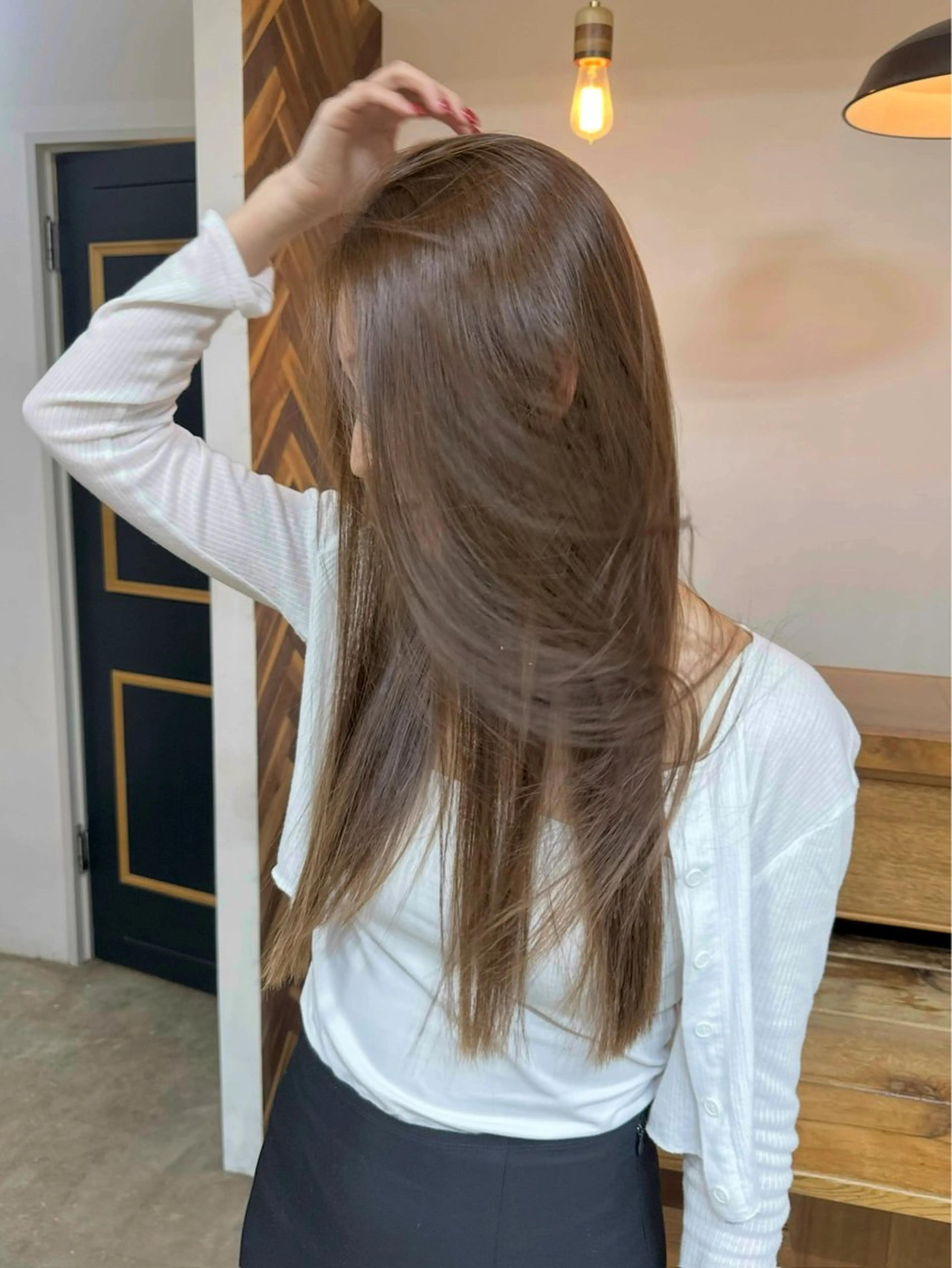 ロング カット ヘアカラー トリートメント NAGISA 🎀透明感カラー🎀のヘアスタイル