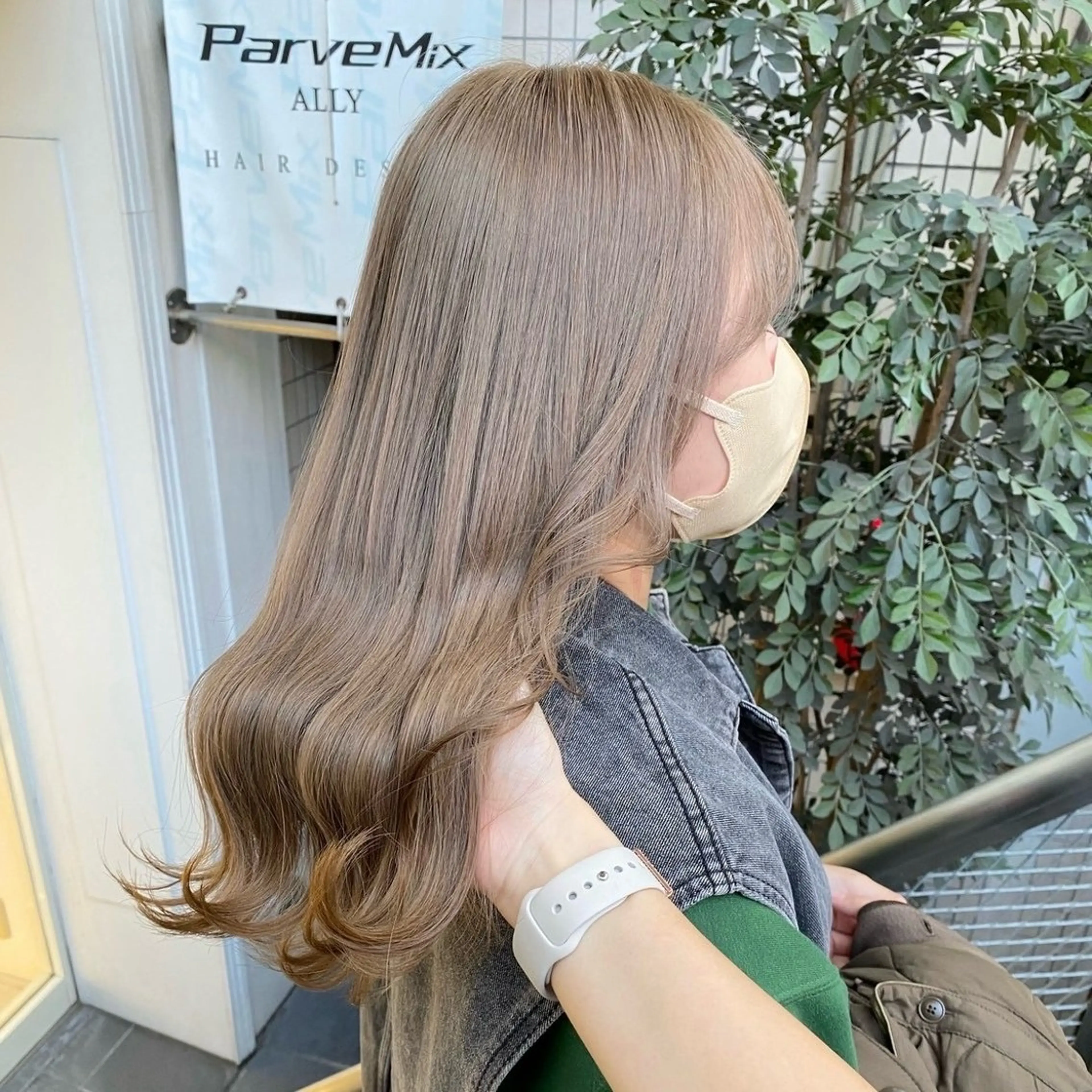 セミロング ParveMix いしいまお🌼のヘアスタイル