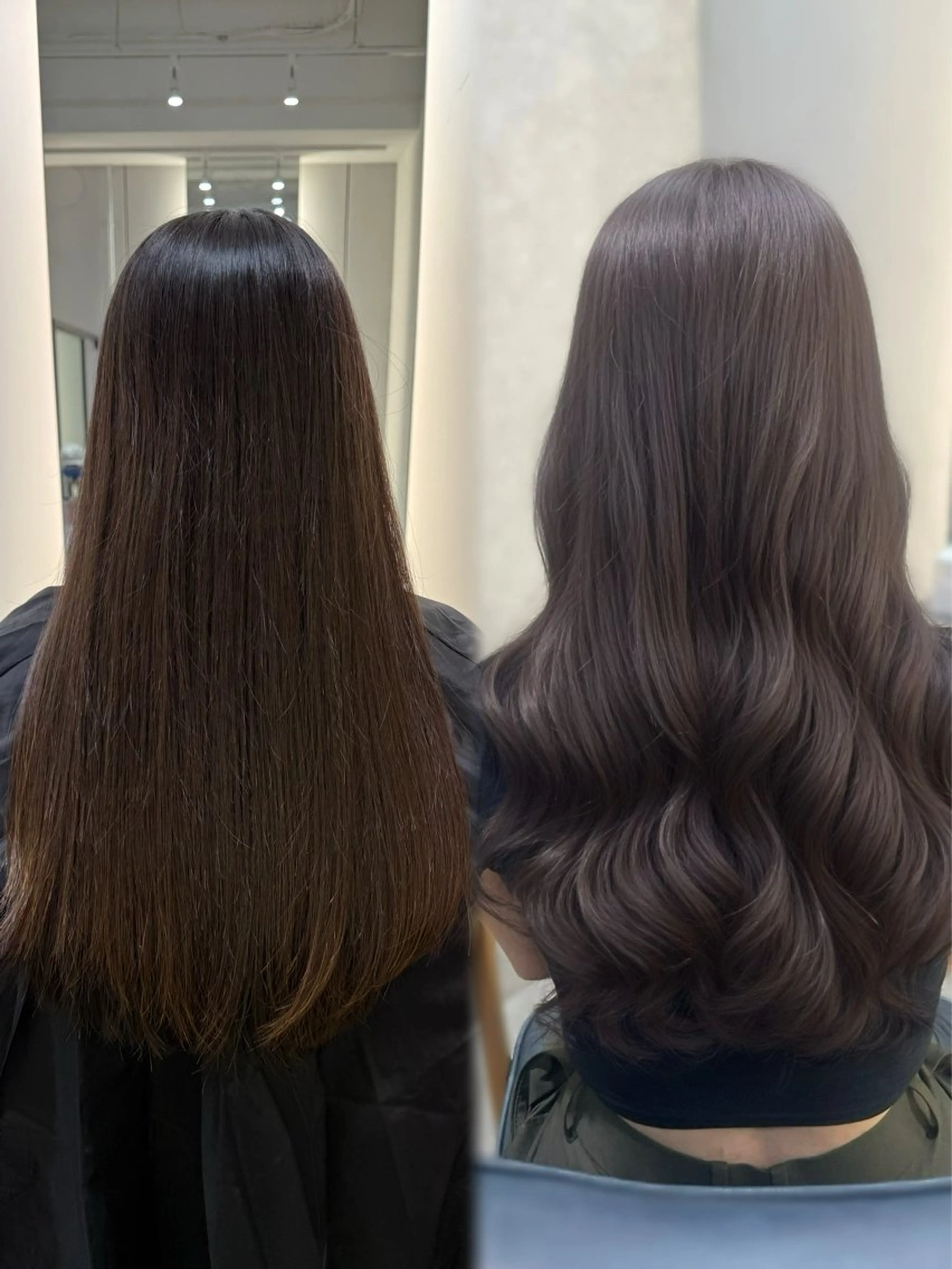 ロング カラー パーマ カット パーマ トリートメント 韓国ヘア/韓国風 パーマ/kazueのヘアスタイル