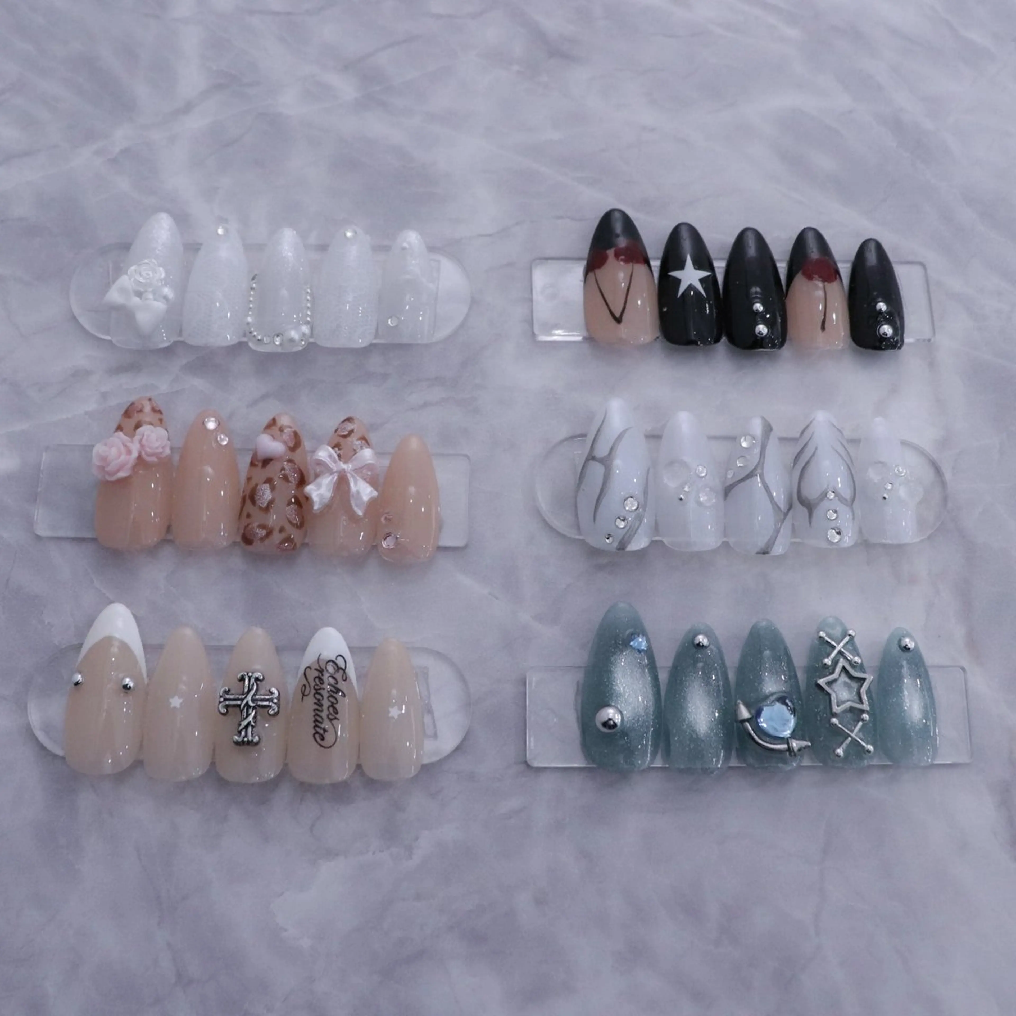 ネイル アートネイル ハンドネイル Nail Share Salon Mariris所属・ユカ‎𖤐nail 堺筋本町/心斎橋のネイルデザイン