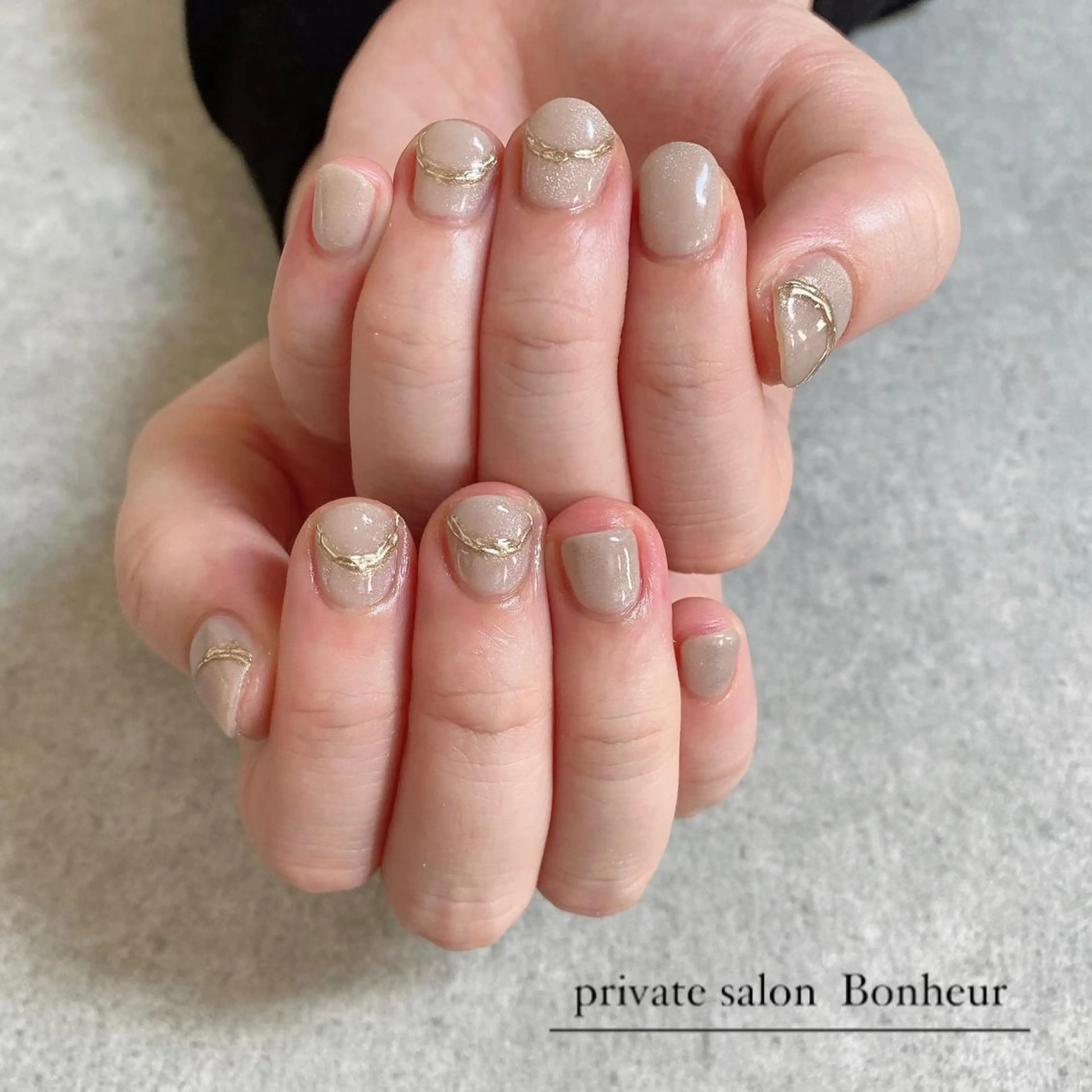 ネイル ハンドネイル BONHEUR Annaのネイルデザイン