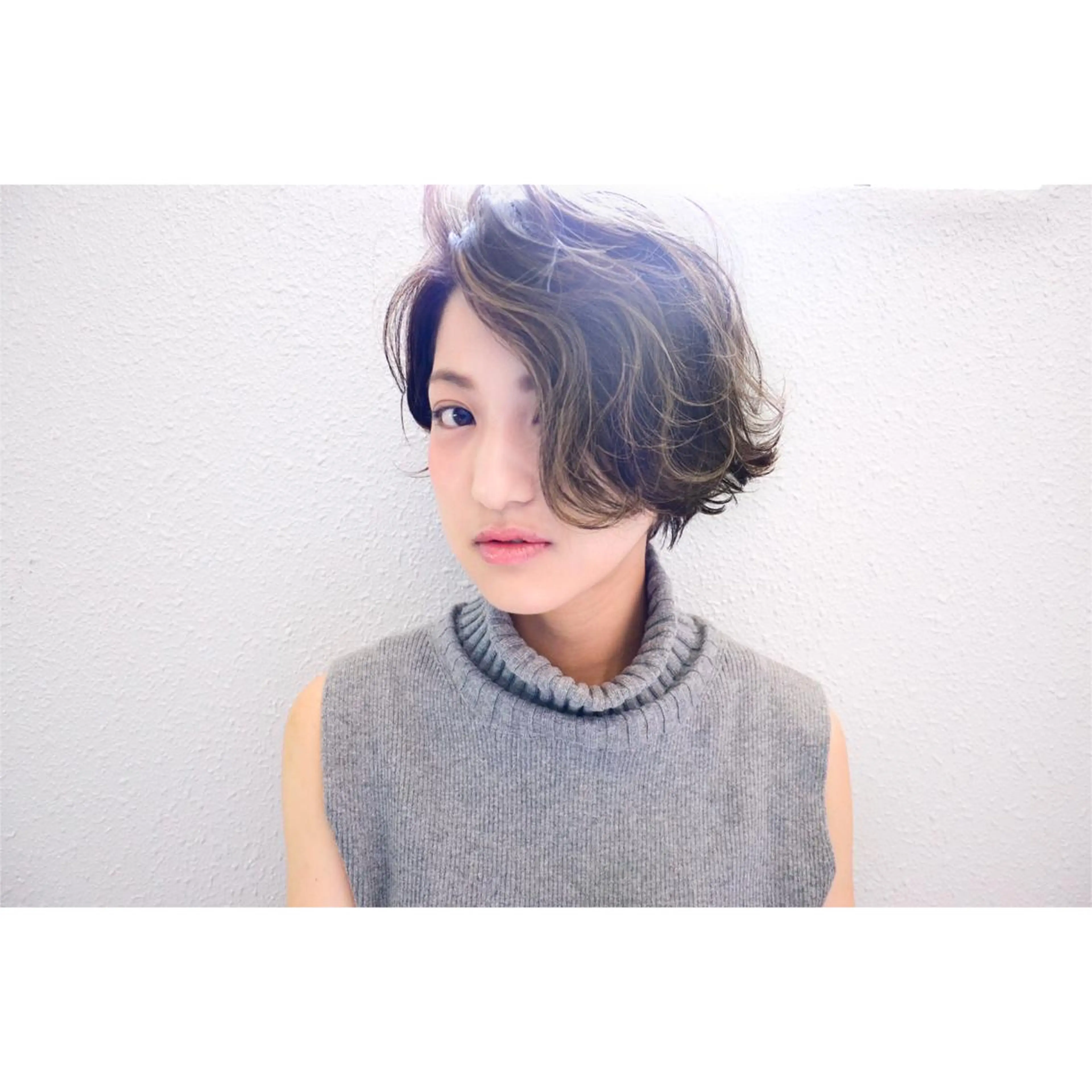 ショート カラー ヘアアレンジ ショートボブ バレイヤージュ ボブ レイヤーカット ショートヘア sketcH.所属・中村 ダイスケのその他イメージ